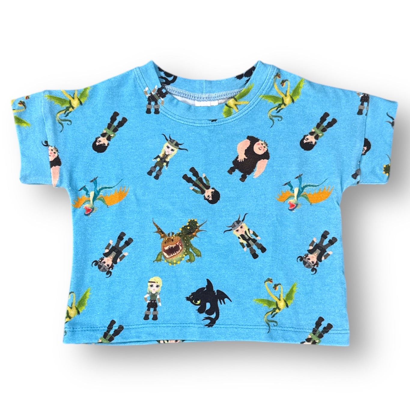 SIZE 0 Dragons Boxy Tee and Shorties SET