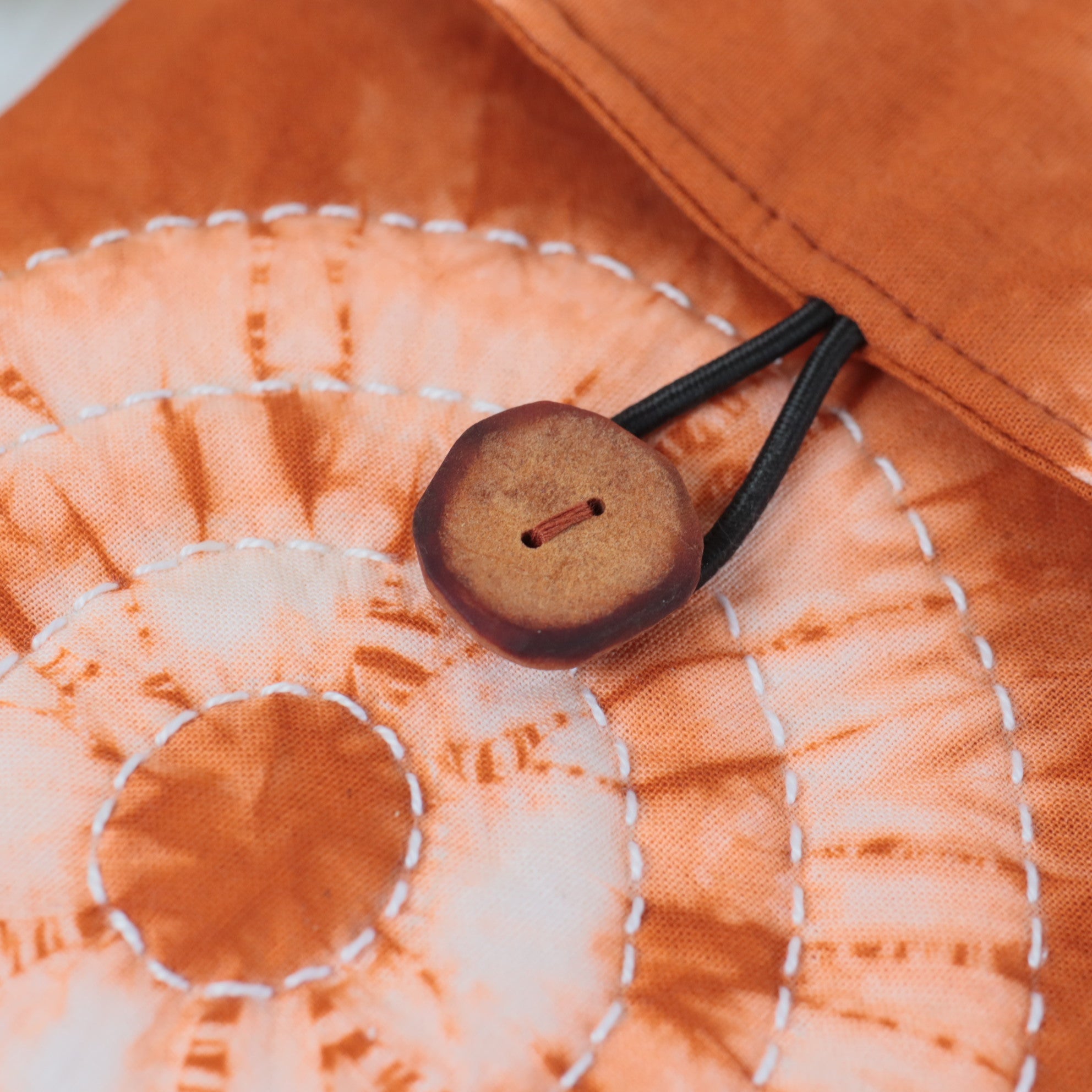 Tie Dyed Small Messenger/Cross Body Bag, Ochre
