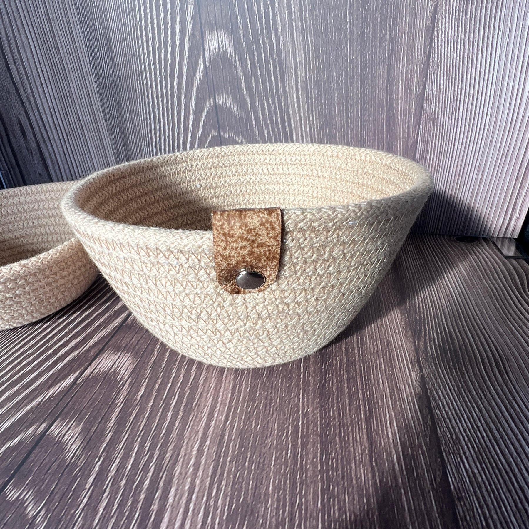 Set of 2 Cotton Rope Catch-All Baskets | Minimalist Home Organiser
