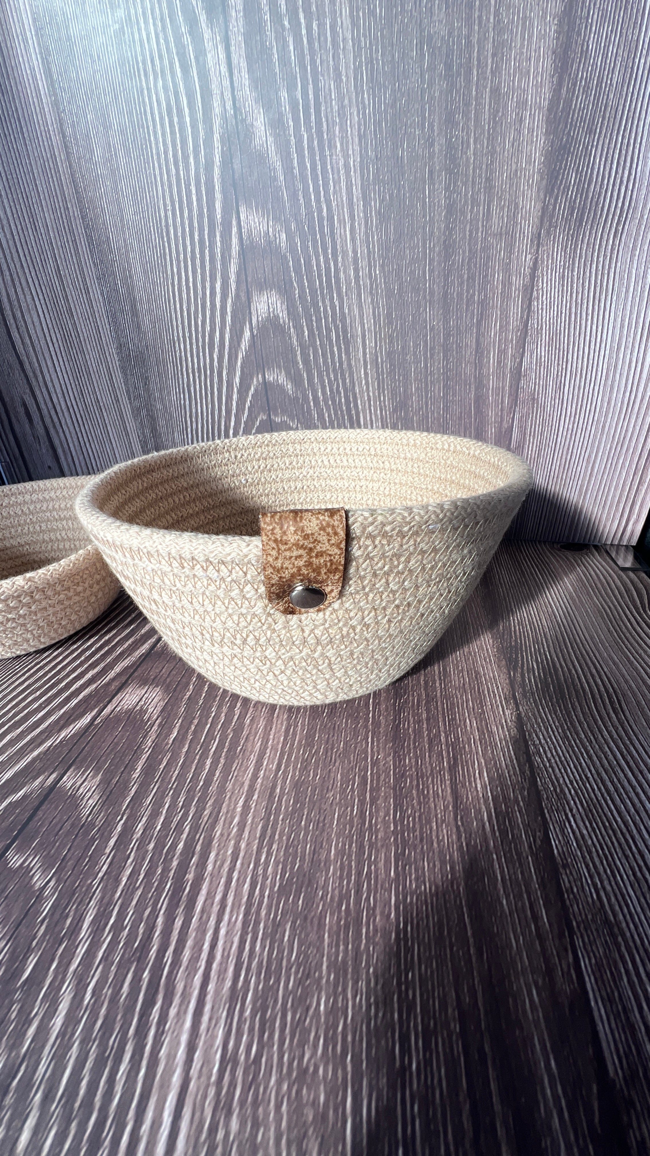 Set of 2 Cotton Rope Catch-All Baskets | Minimalist Home Organiser