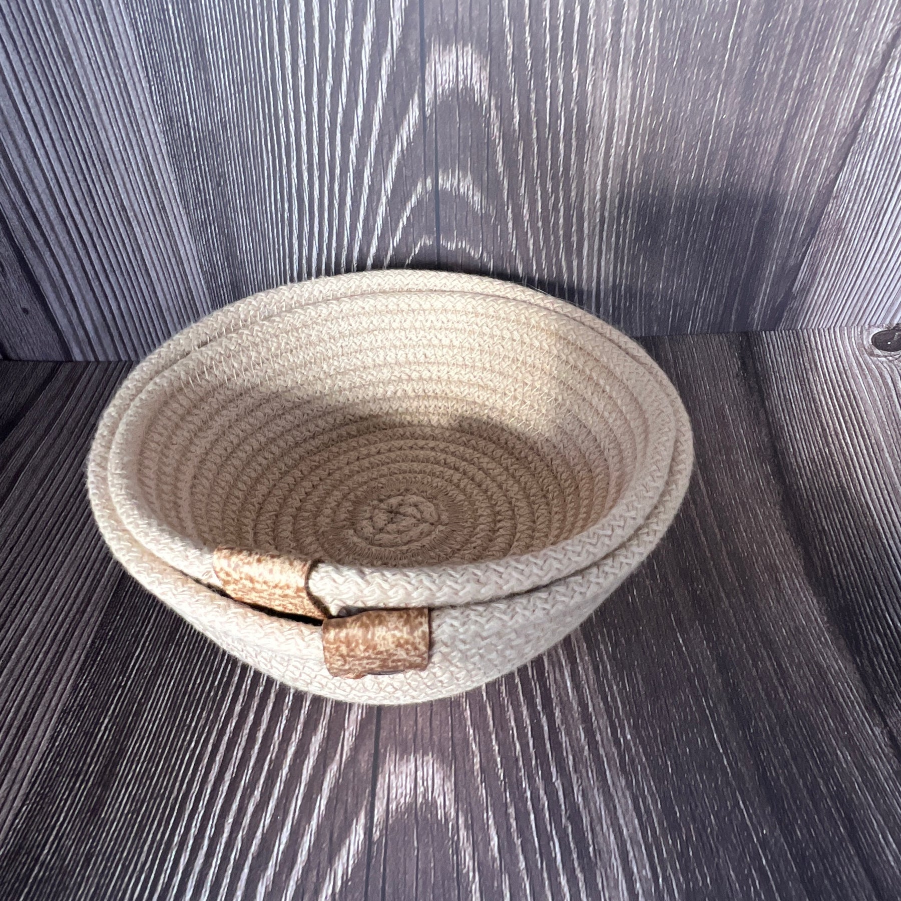 Set of 2 Cotton Rope Catch-All Baskets | Minimalist Home Organiser
