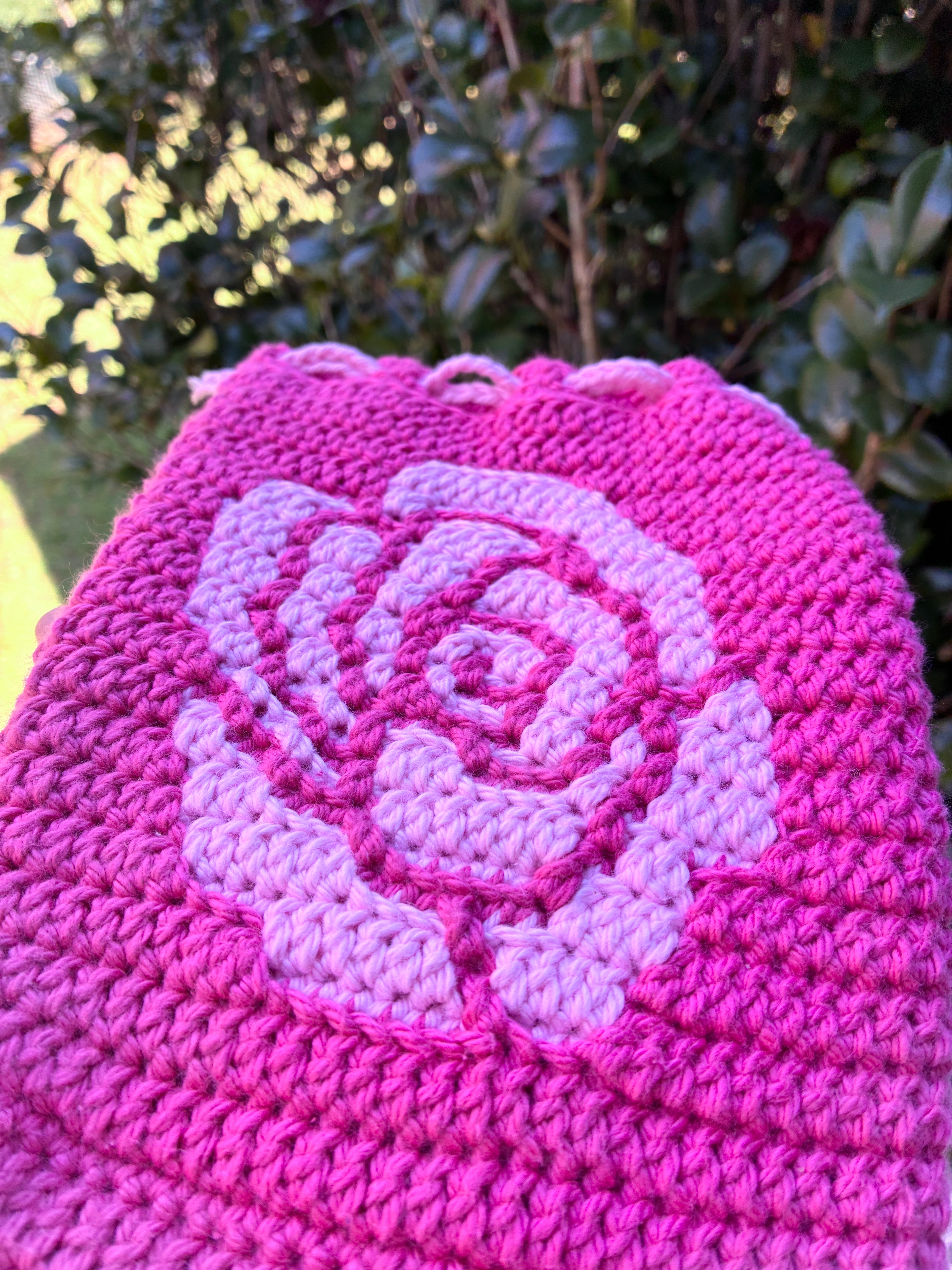 The Rose Bag (Dark pink & light pink)