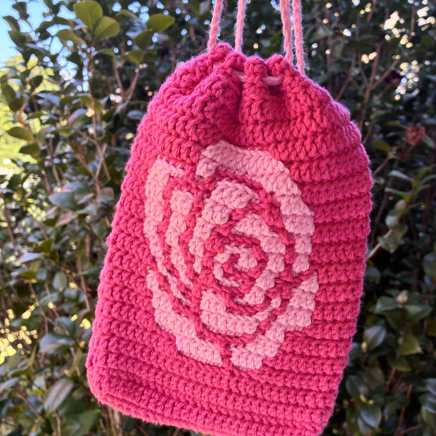 The Rose Bag (Dark pink & light pink)