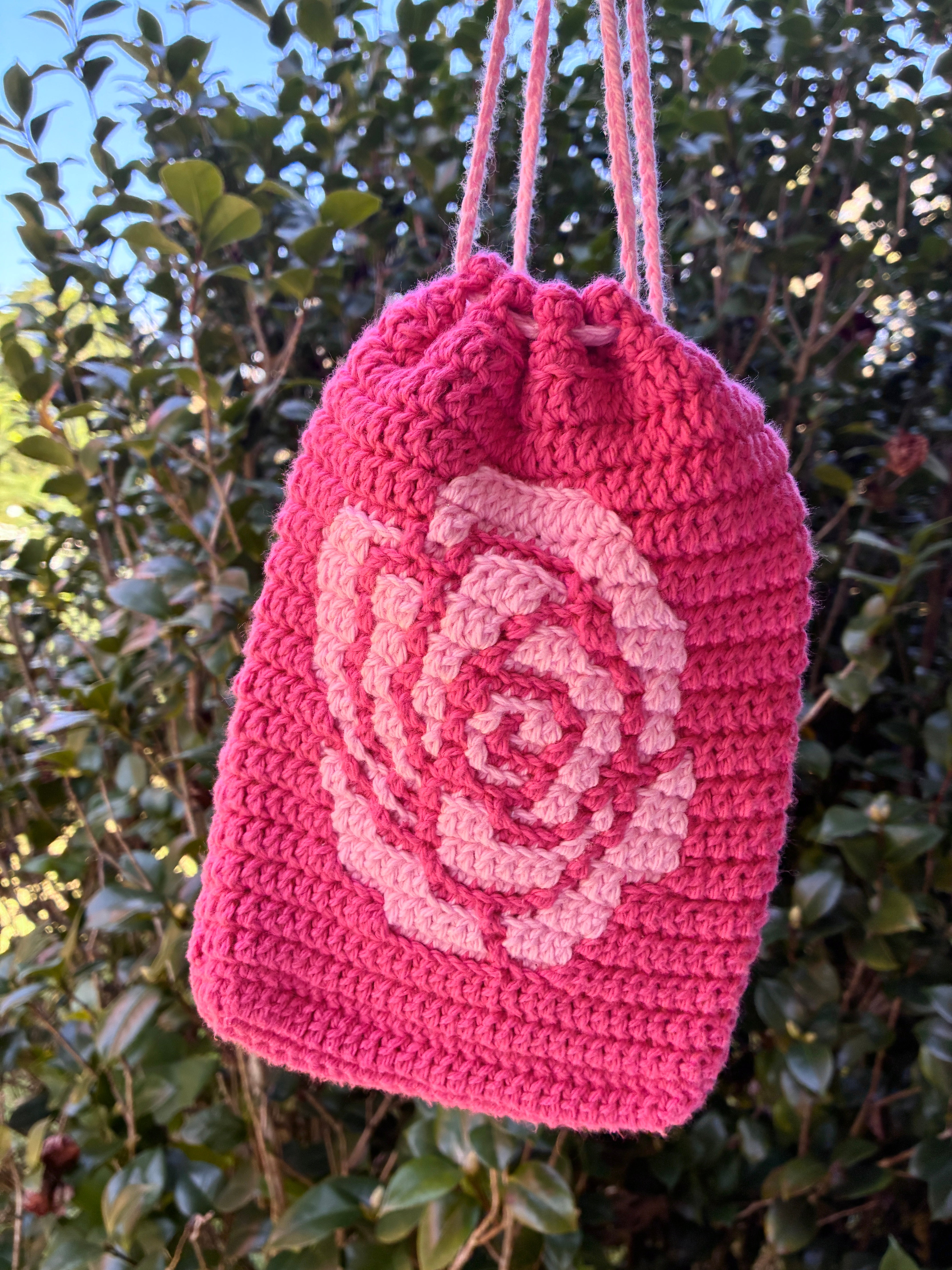 The Rose Bag (Dark pink & light pink)