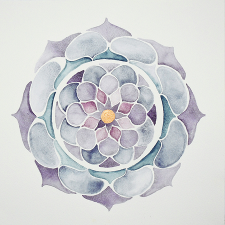 Heavenly Whispers with Crushed Amethyst Mayan Blue Purpurite