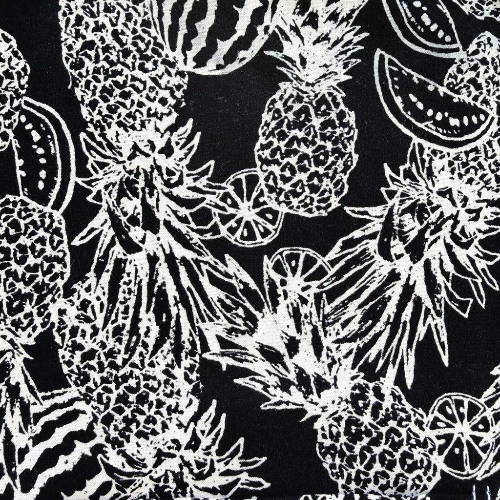 Pineapples pinafore ladies apron with pocket.