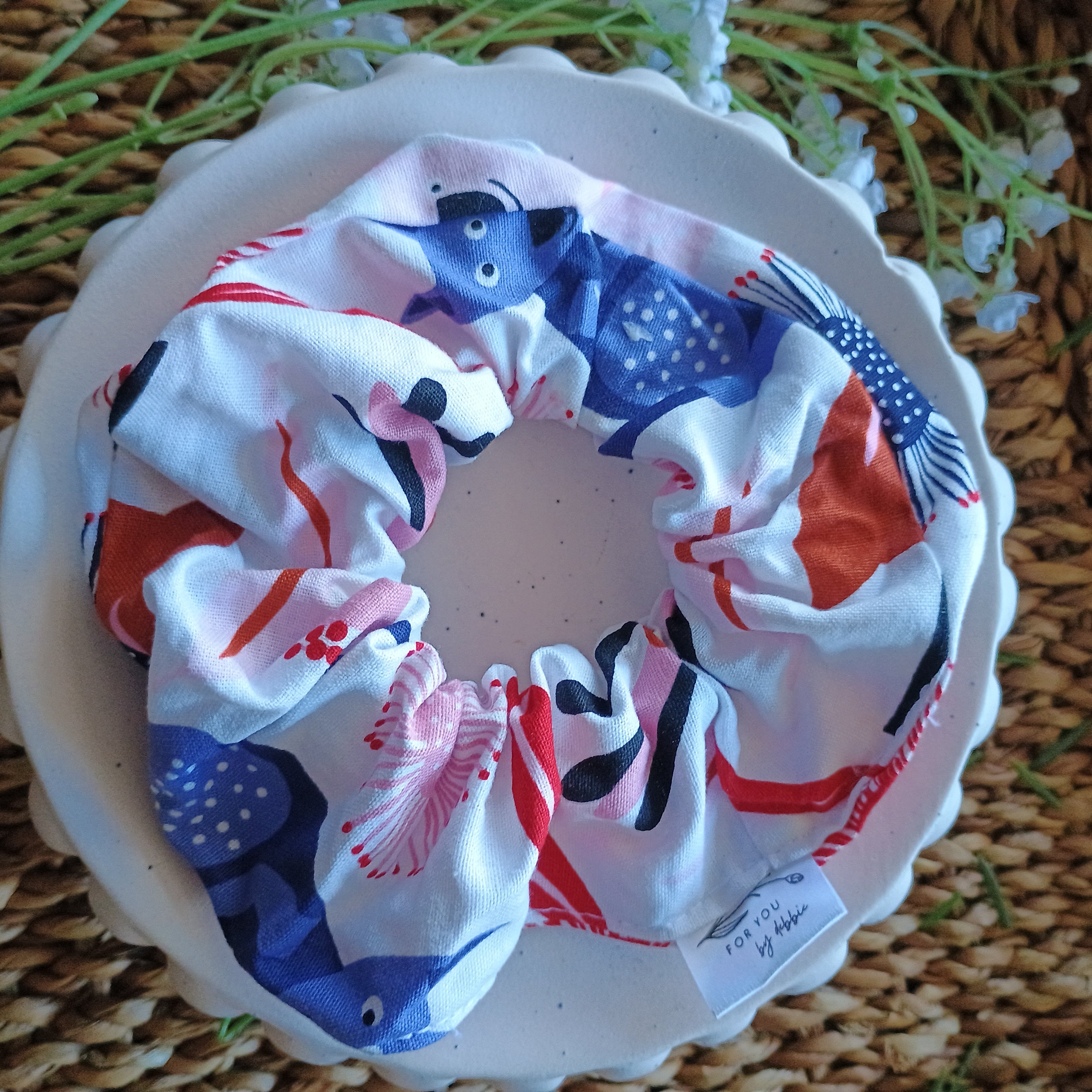 Cotton scrunchies