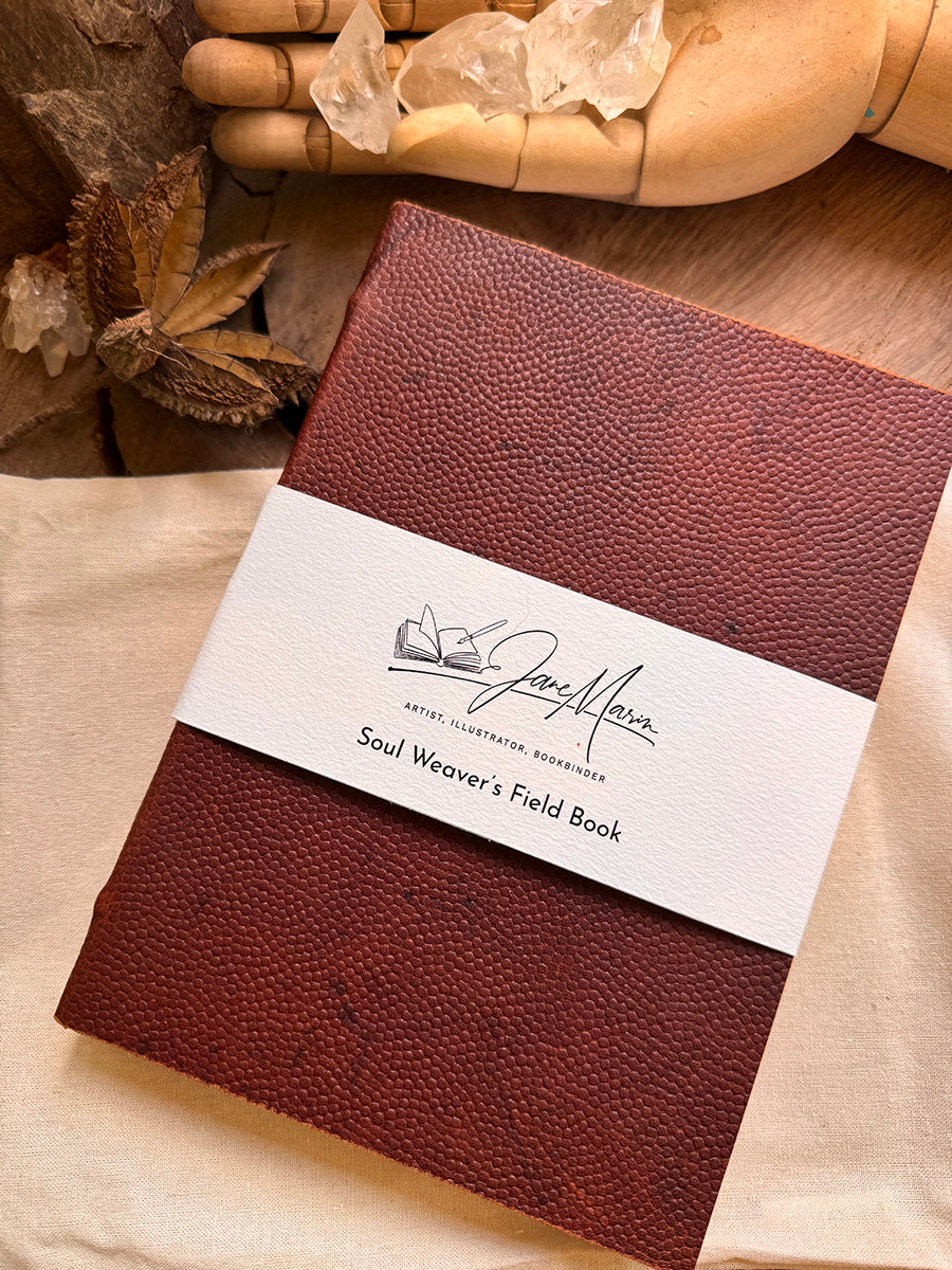 Soul Weaver's Field Book - A5 Dark Tan Leather Journal