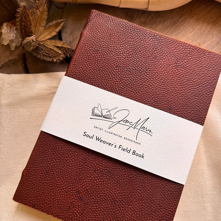 Soul Weaver's Field Book - A5 Dark Tan Leather Journal