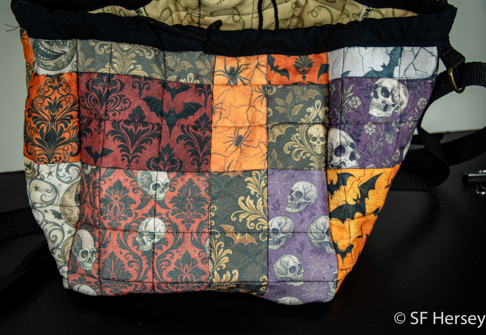 Halloween Cross-body Drawstring Sling Bag