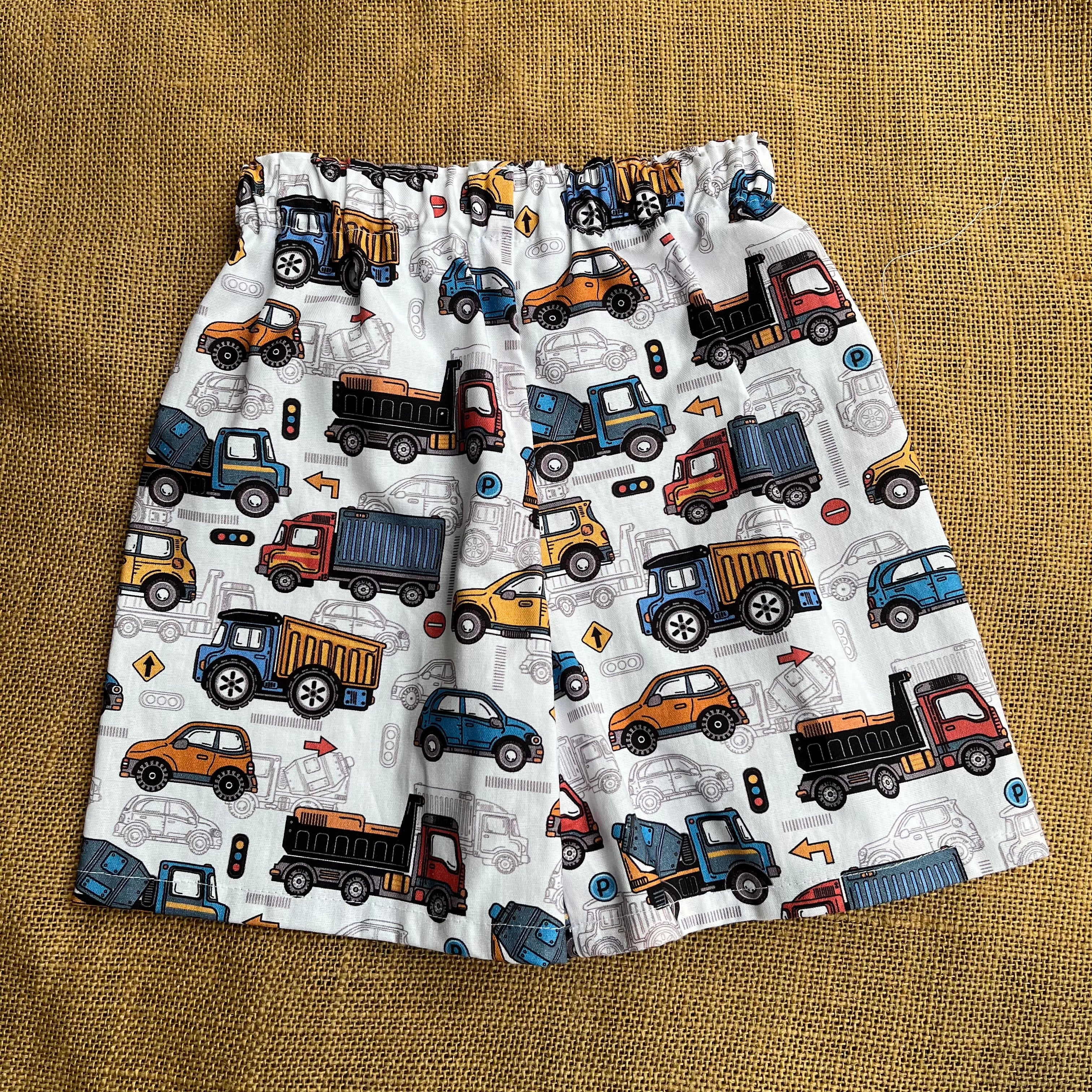 Toddler shorts | cars and trucks