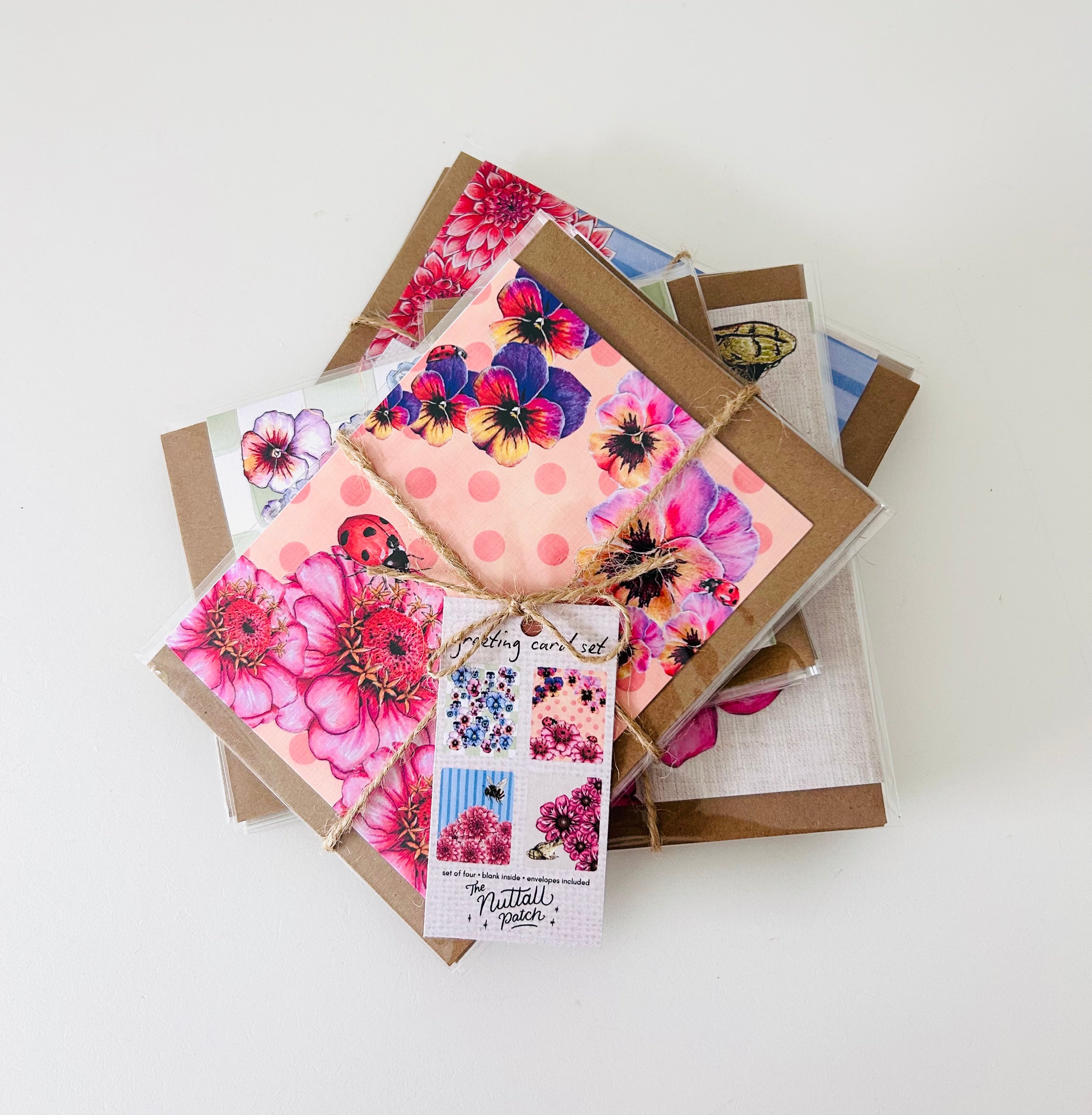 Greeting Card Set - Summer Blooms