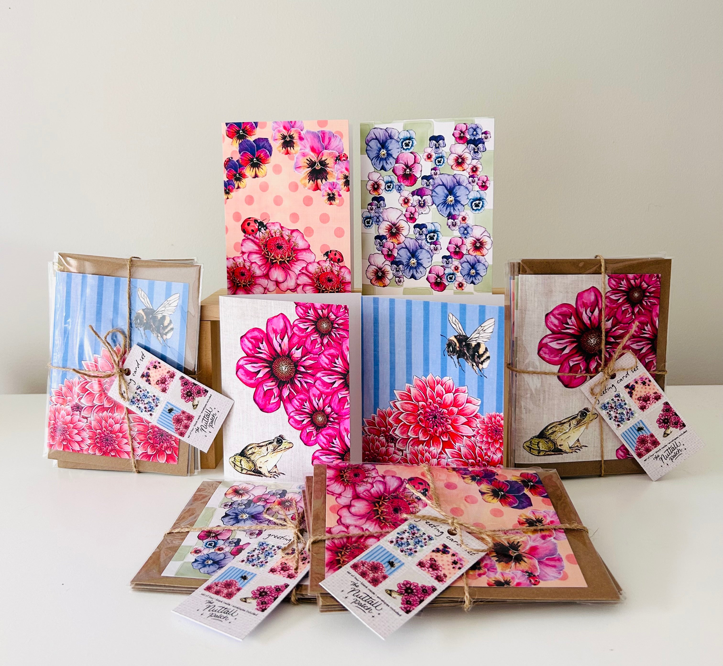 Greeting Card Set - Summer Blooms