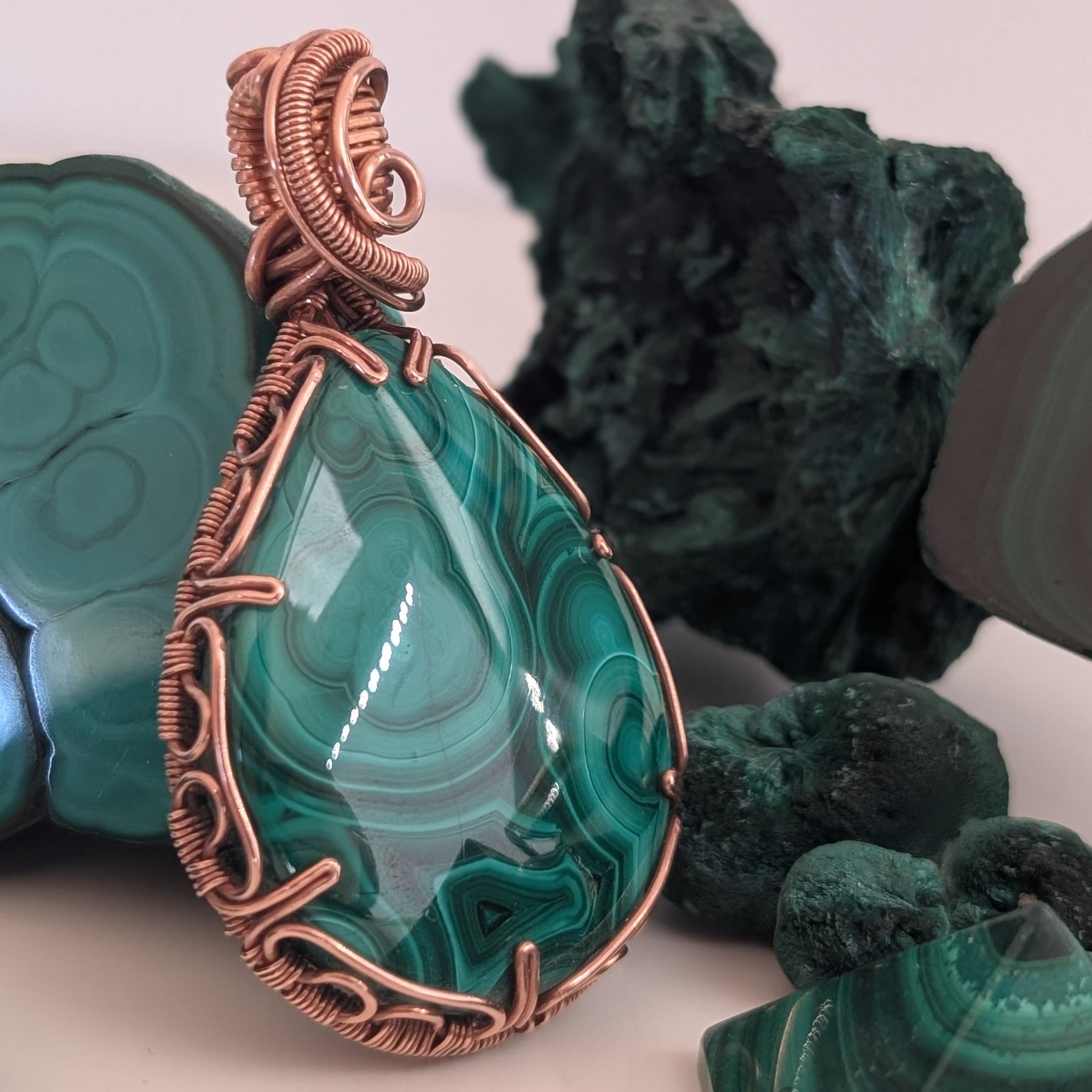 Ephesus - Malachite in Copper