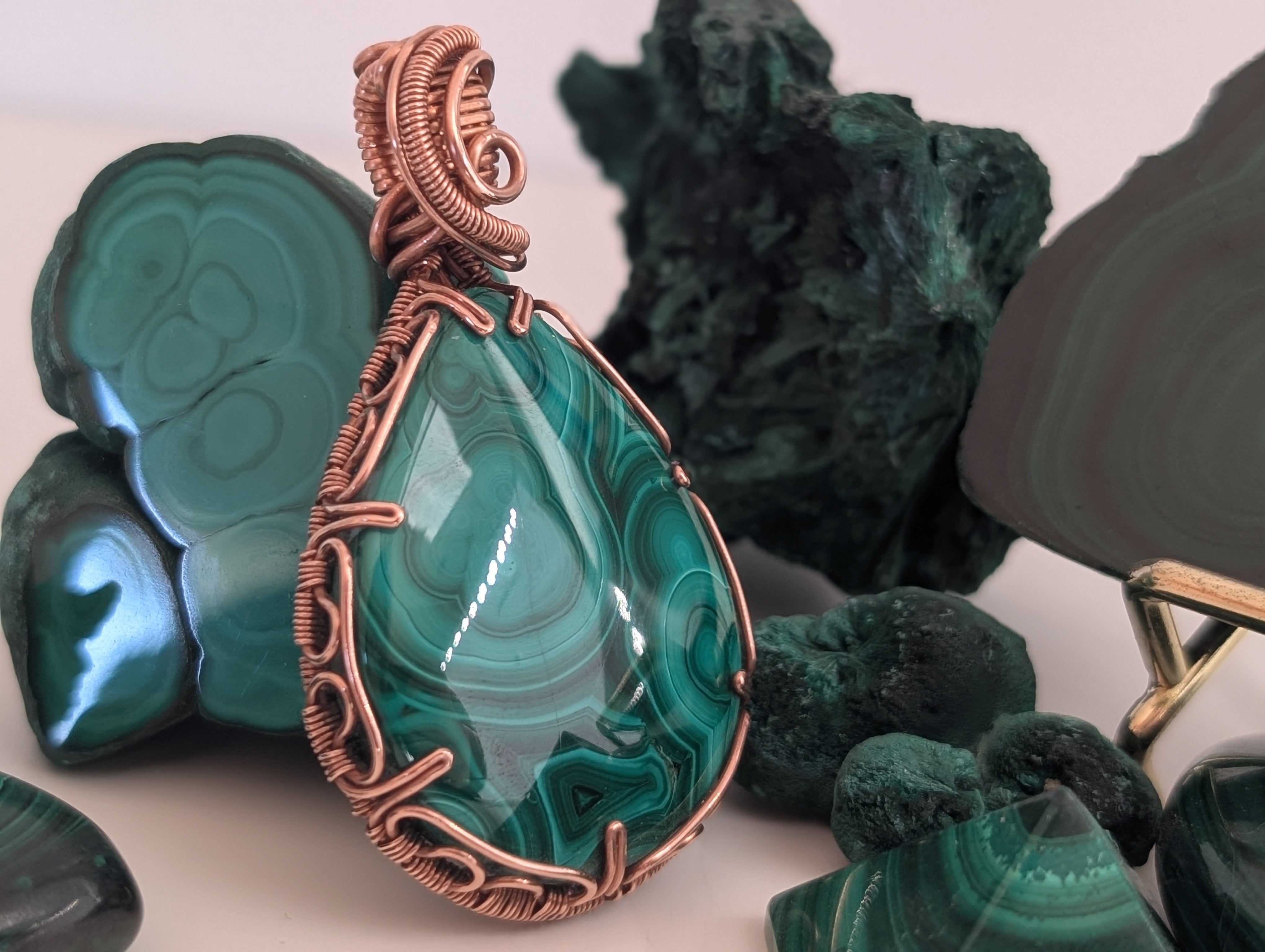 Ephesus - Malachite in Copper