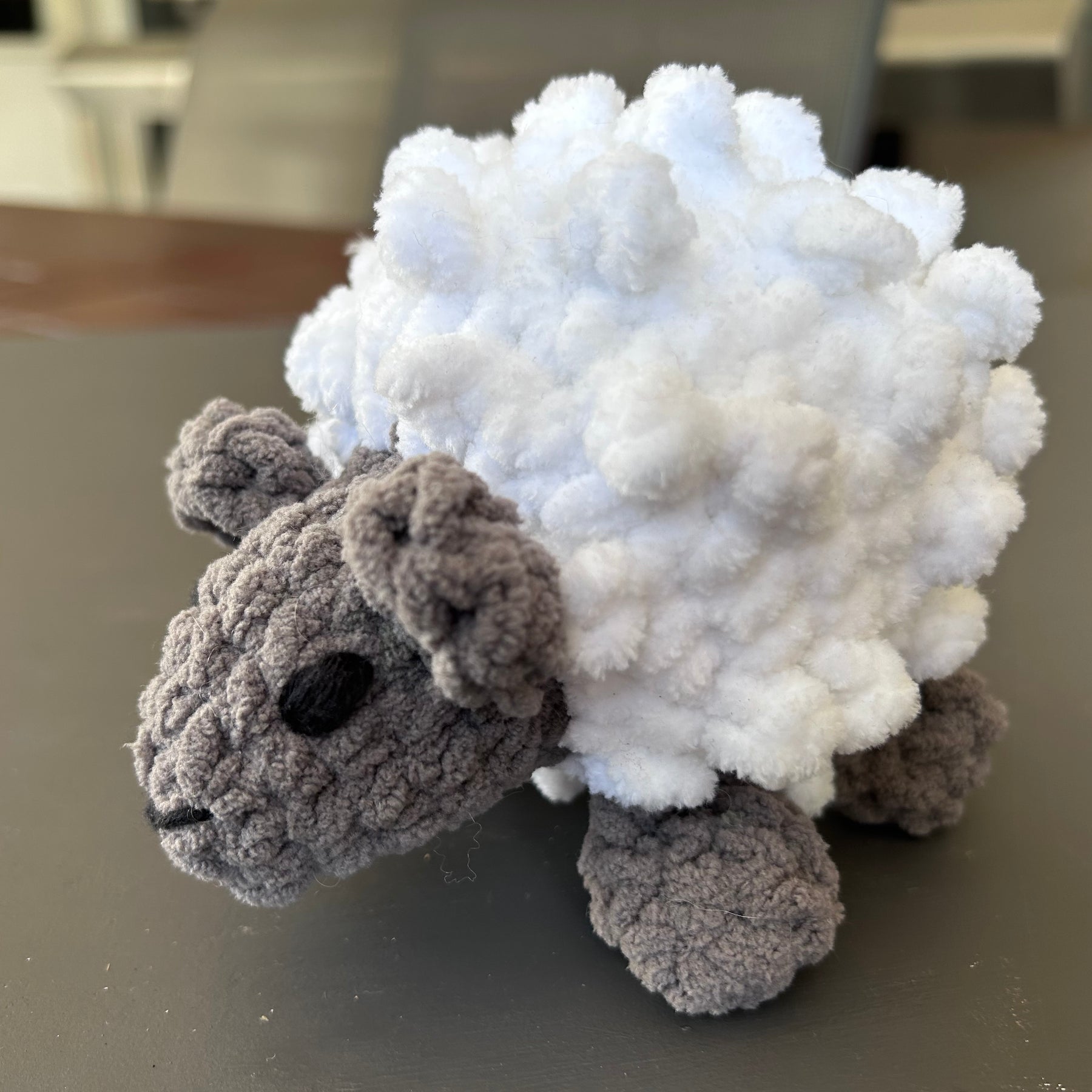 Little Fluffy Sheep - Crochet Toy