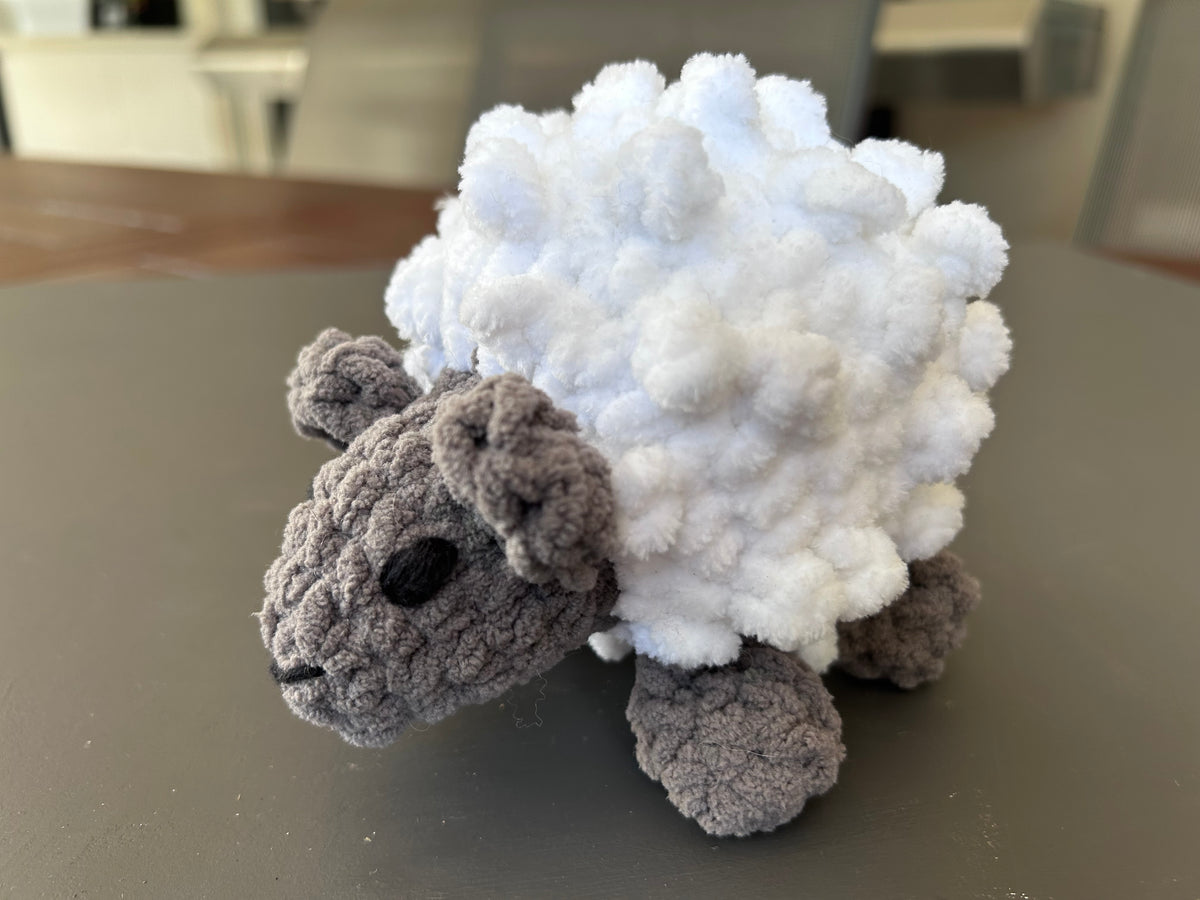 Little Fluffy Sheep - Crochet Toy