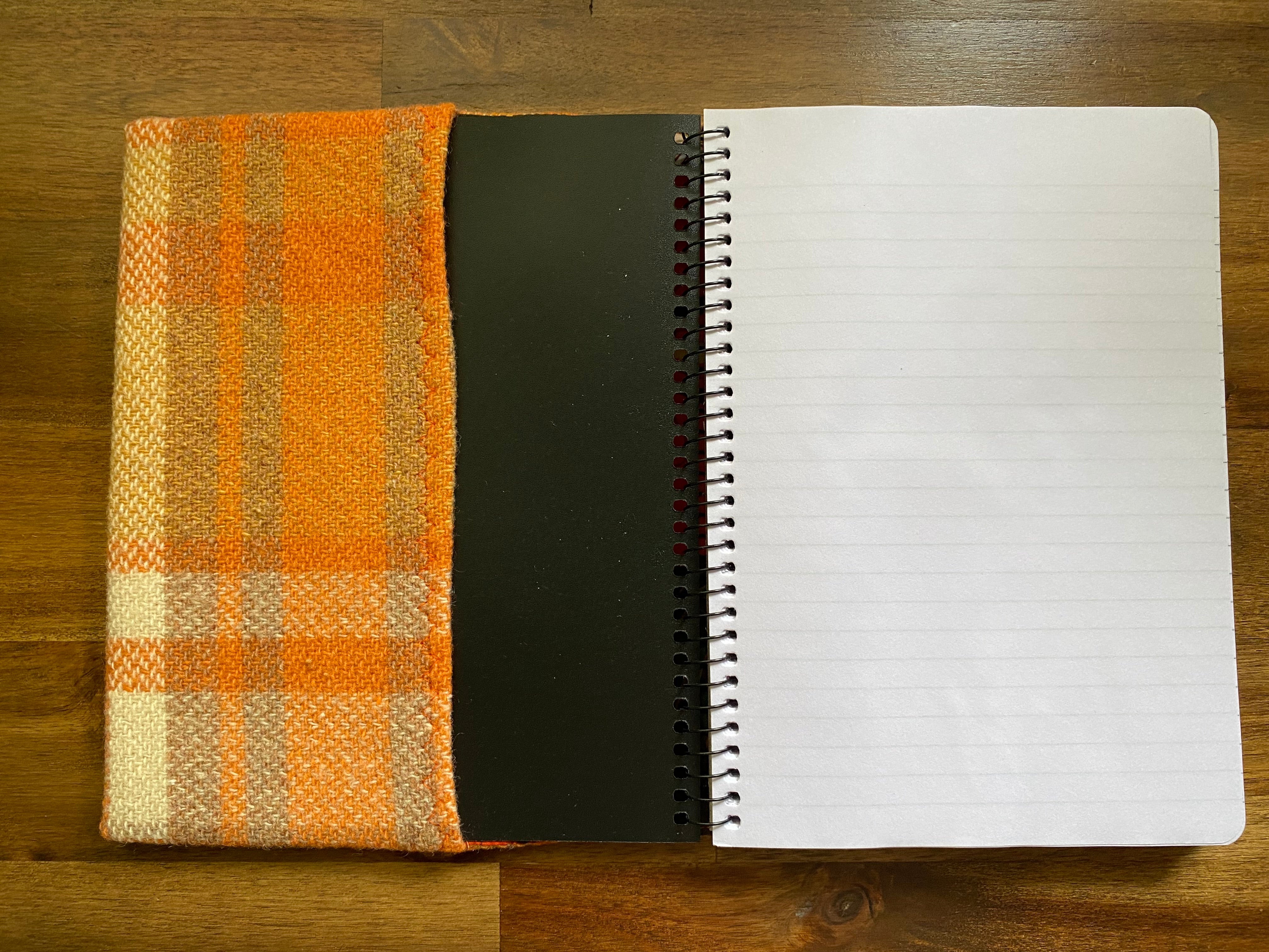 A5 Upcycled Notebook Wombat - Orange