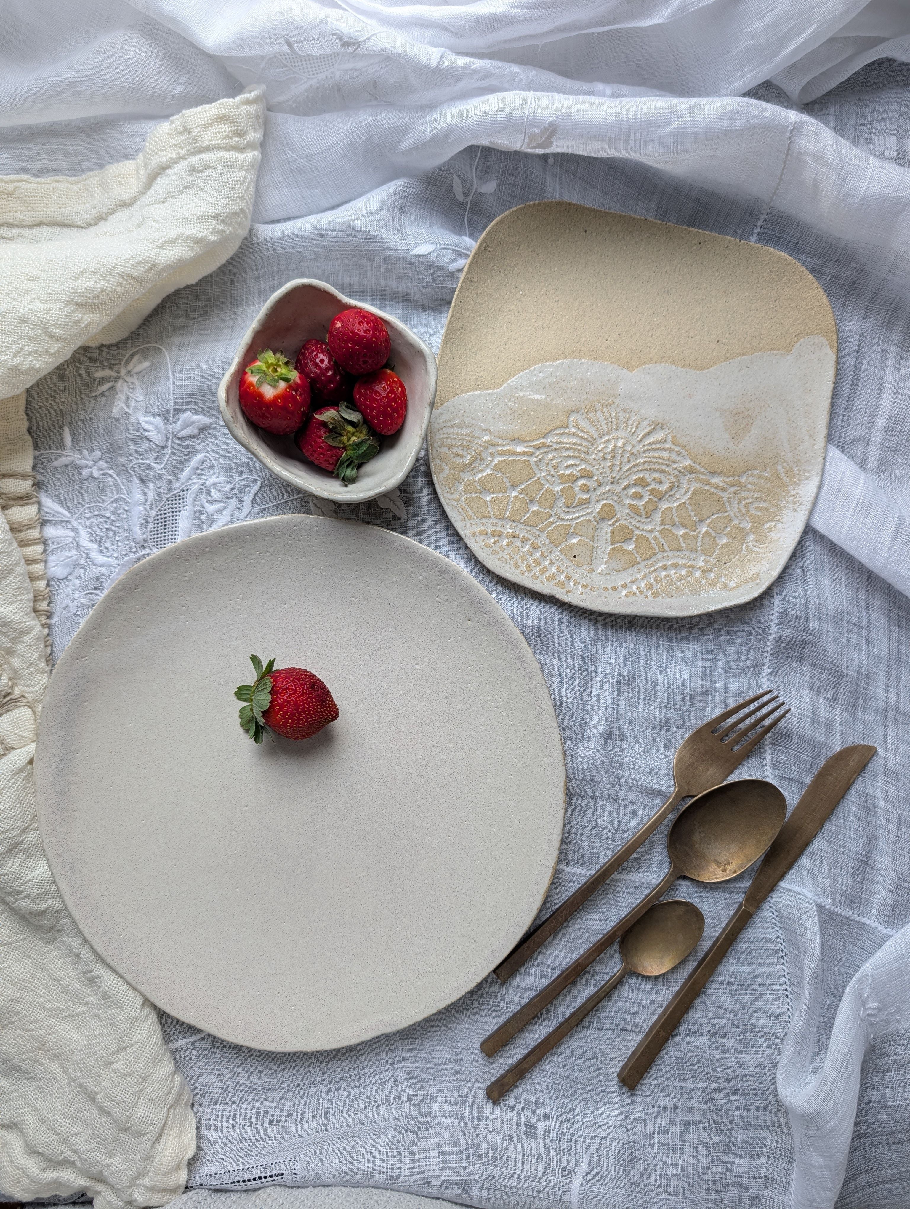 Handmade Ceramic Dinnerware Gift Set | share • feast • enjoy