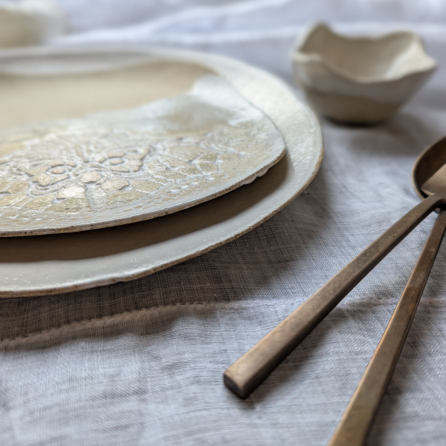 Handmade Ceramic Dinnerware Gift Set | share • feast • enjoy