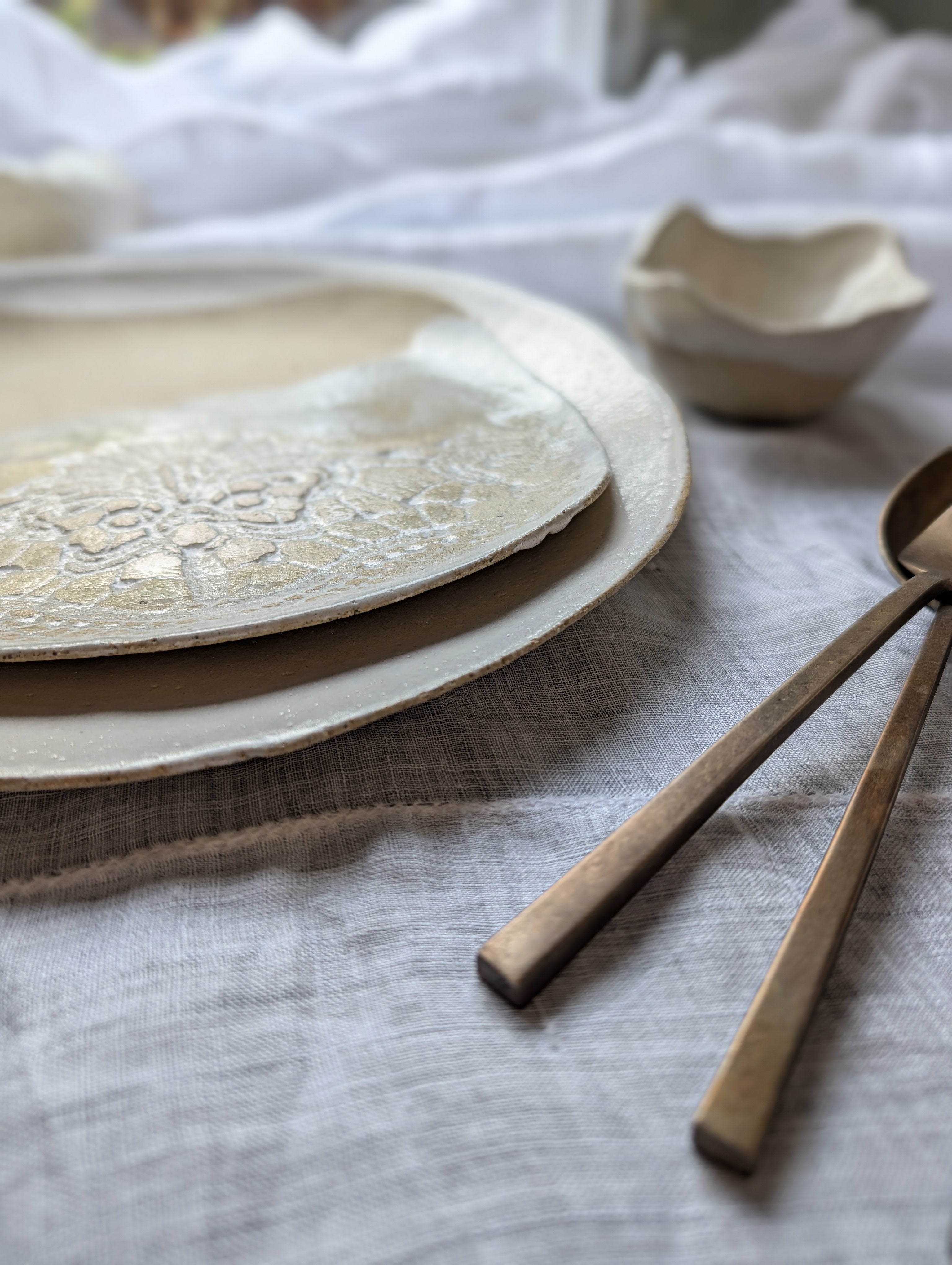 Handmade Ceramic Dinnerware Gift Set | share • feast • enjoy