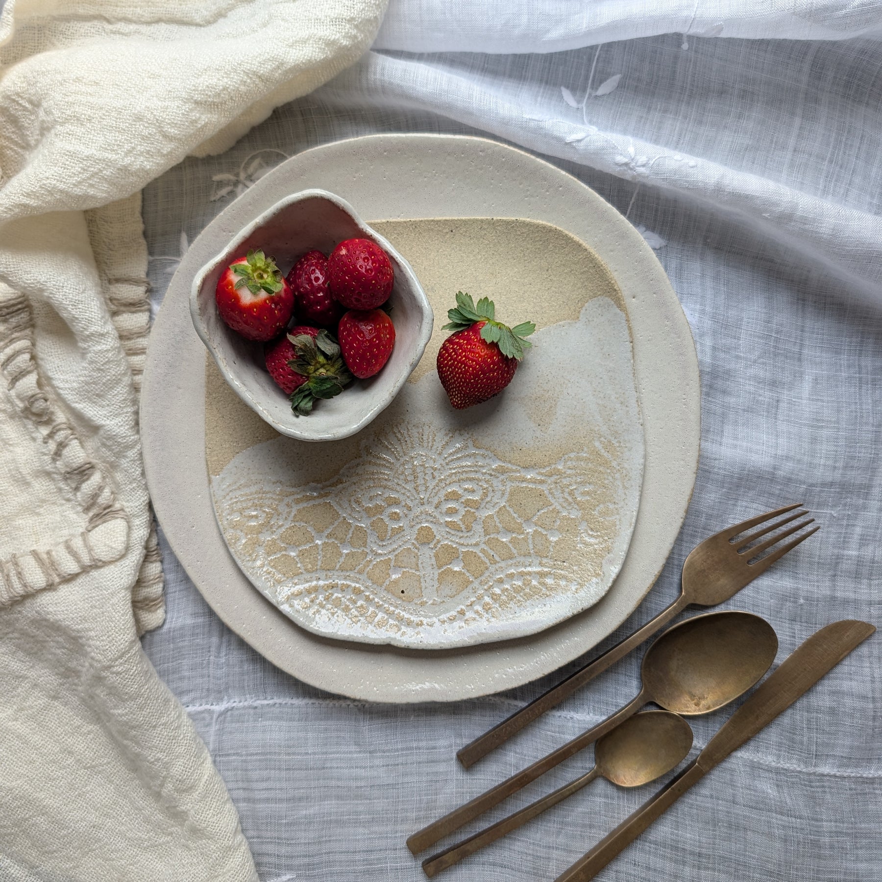 Handmade Ceramic Dinnerware Gift Set | share • feast • enjoy