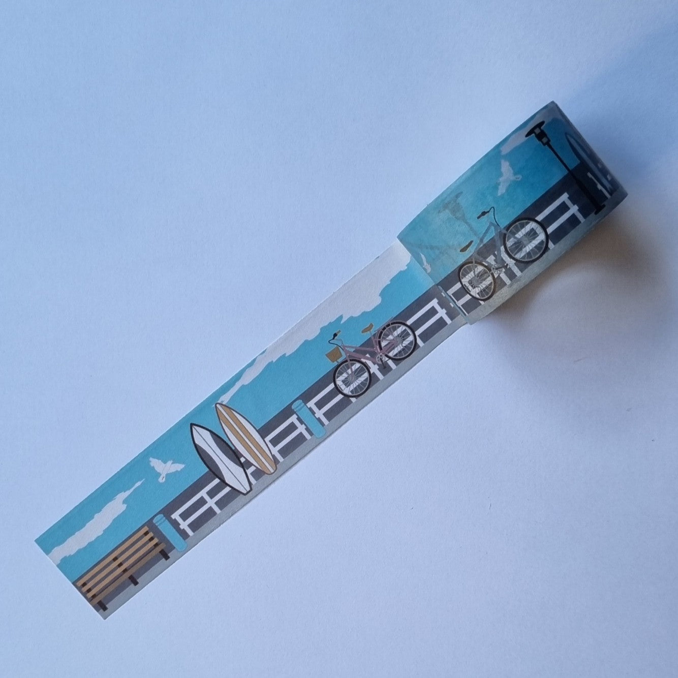 Nobbys Beach Newcastle Coast Foreshore Washi Tape