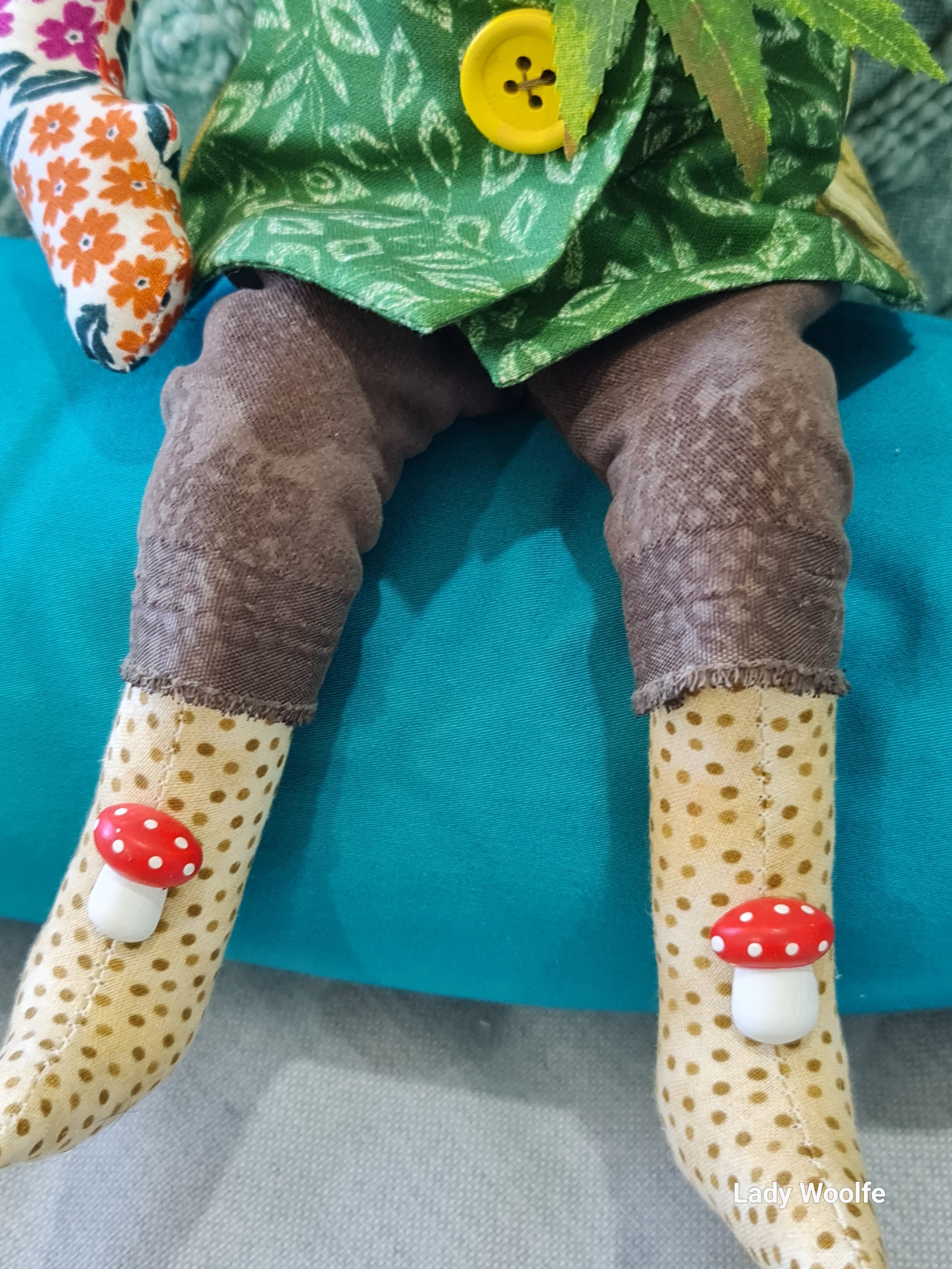 Handmade Art Doll - Worzel the Forest Dweller