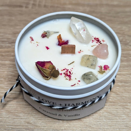 CARAMEL & VANILLA SOY CANDLE 160g