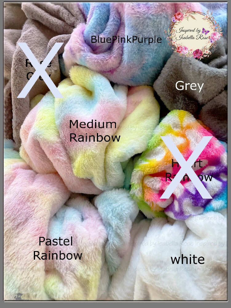 Soft fluffy Bunny, Embroidered Name, 1st Easter, Made to order