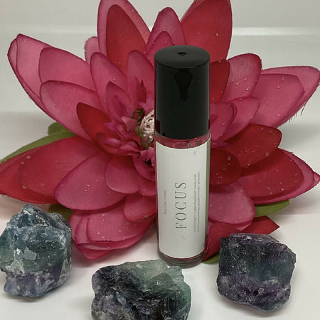 Focus Roller - Crystal infused with Fluorite 10ml