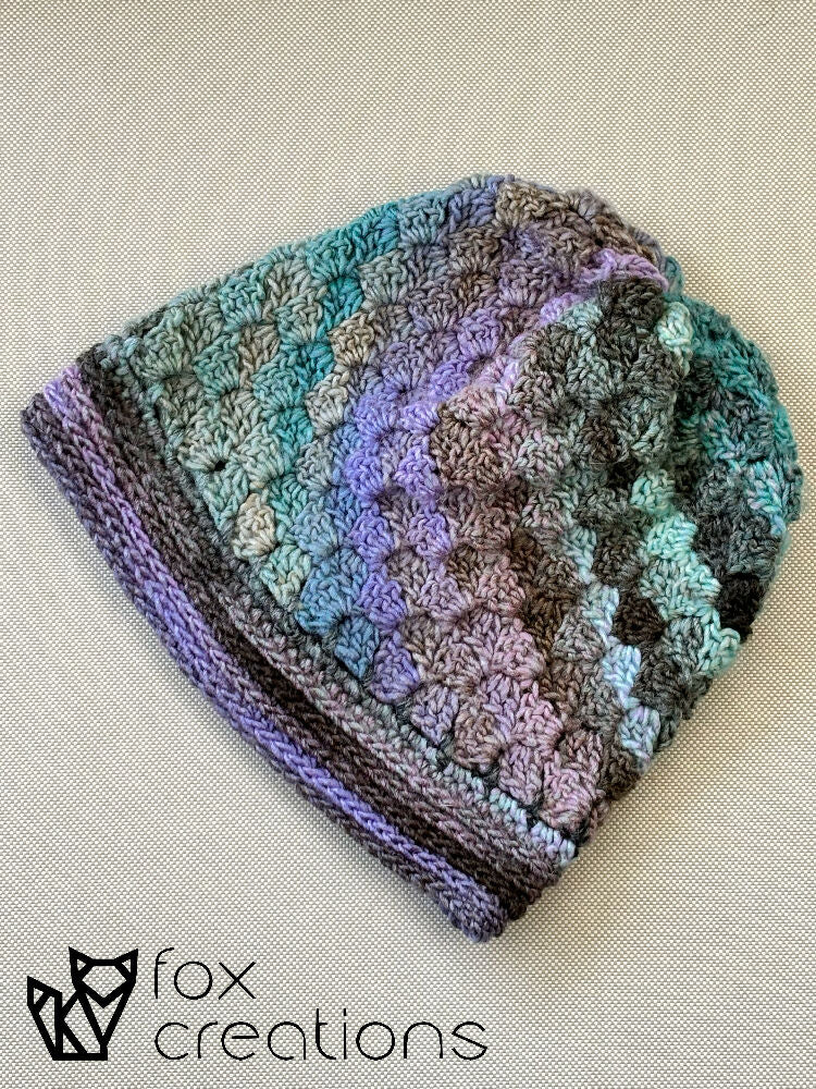 C2C Block Stitch Beanie Crochet Pattern