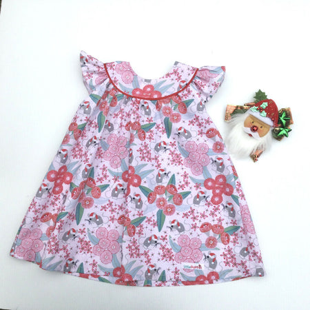 Girls Christmas Gumnut Dress