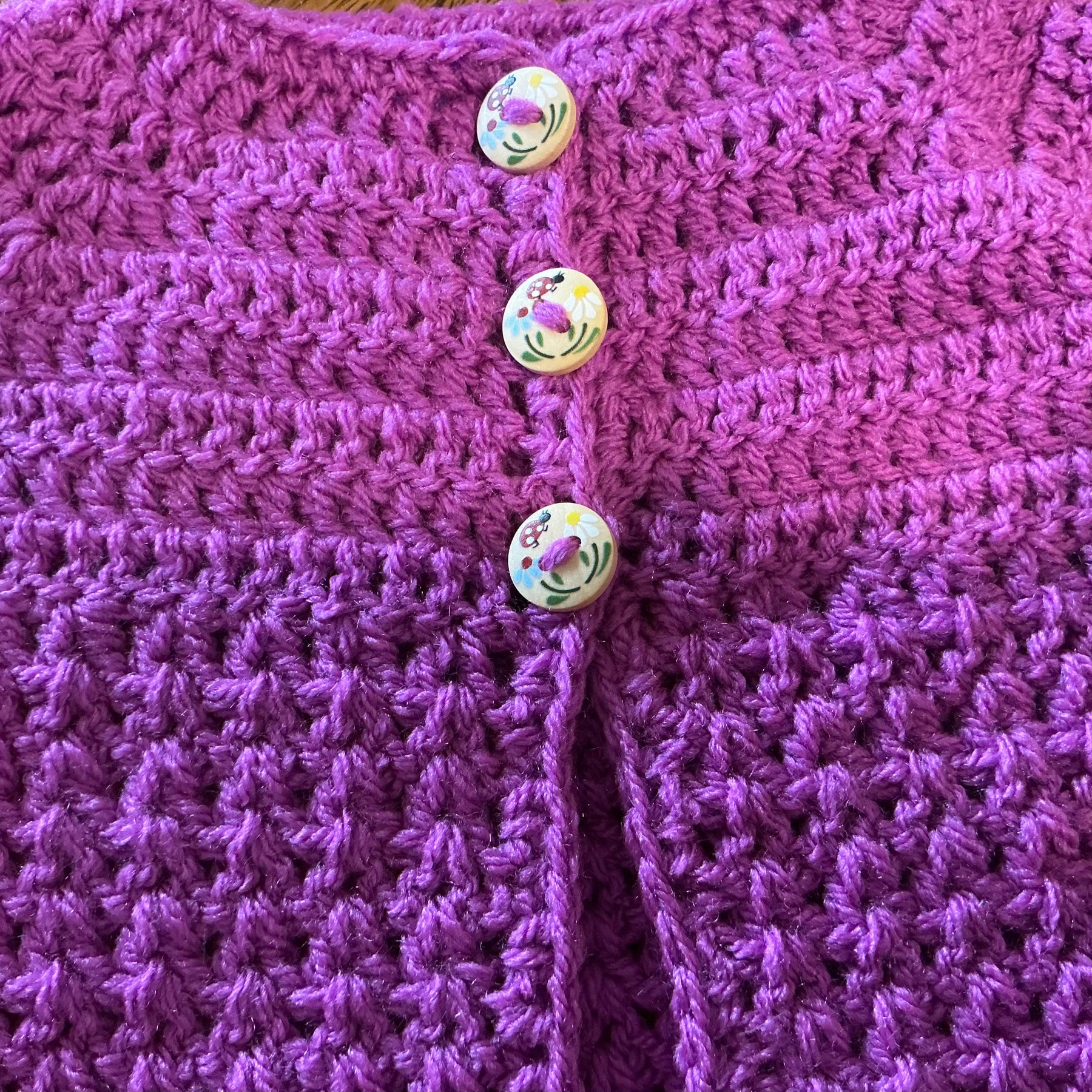 MEADOWS Newborn Crocheted Cardigan and Beanie Gift Set