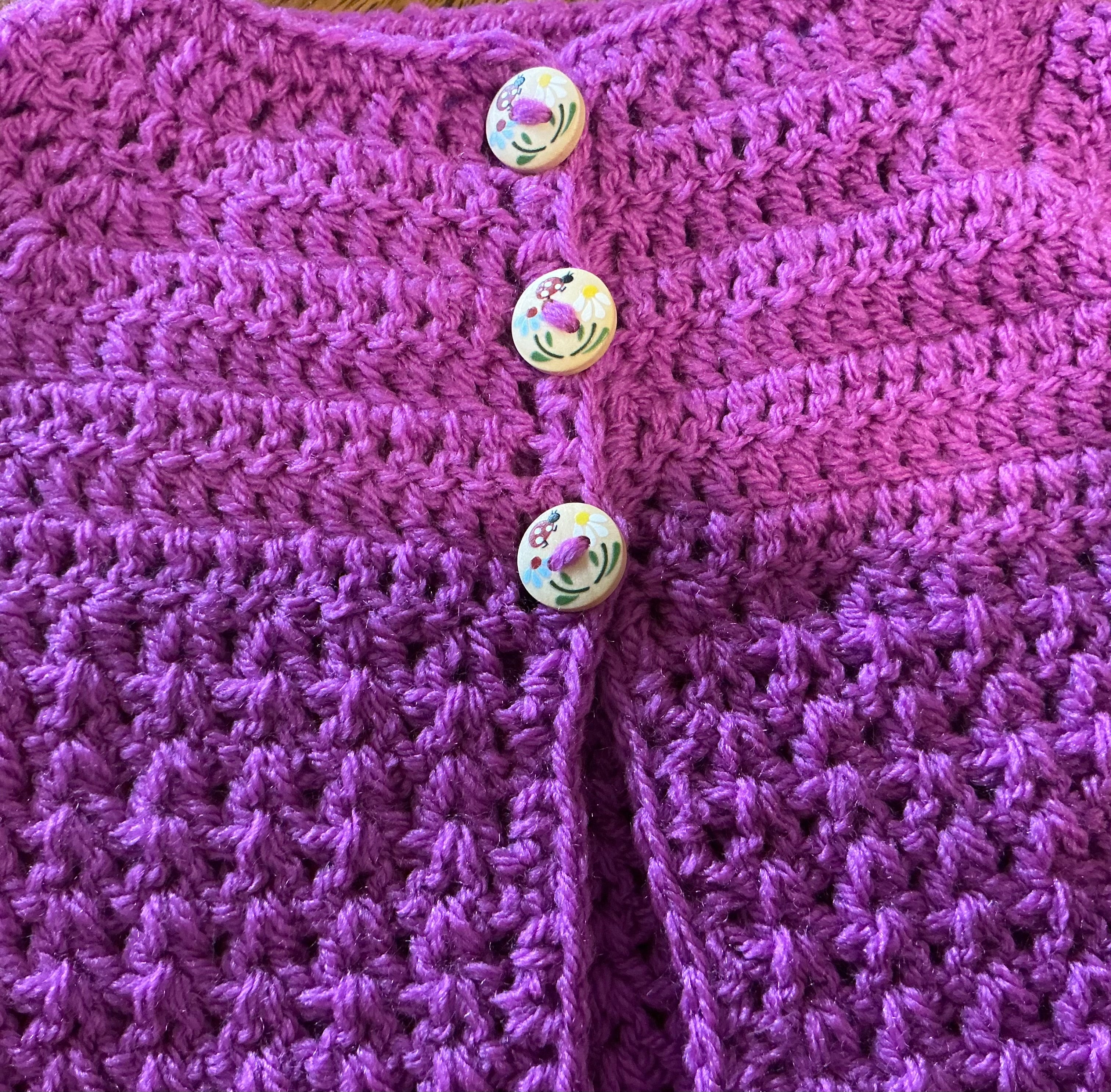 MEADOWS Newborn Crocheted Cardigan and Beanie Gift Set