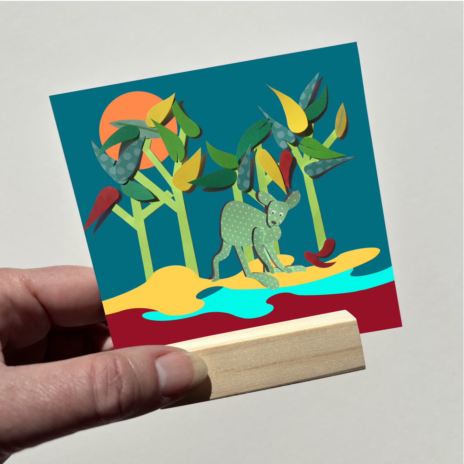 colourful kangaroo