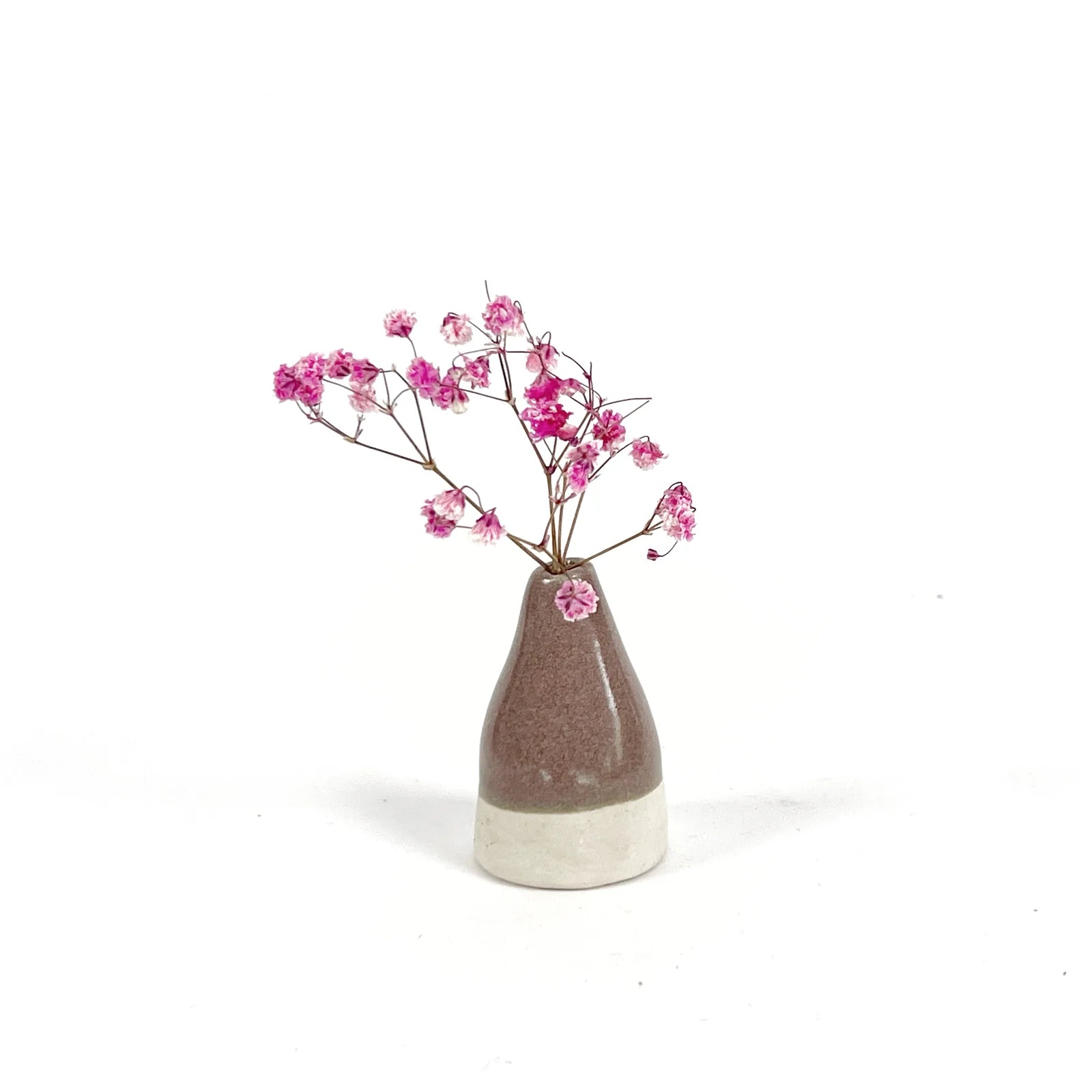 Miniature ceramic bud vase