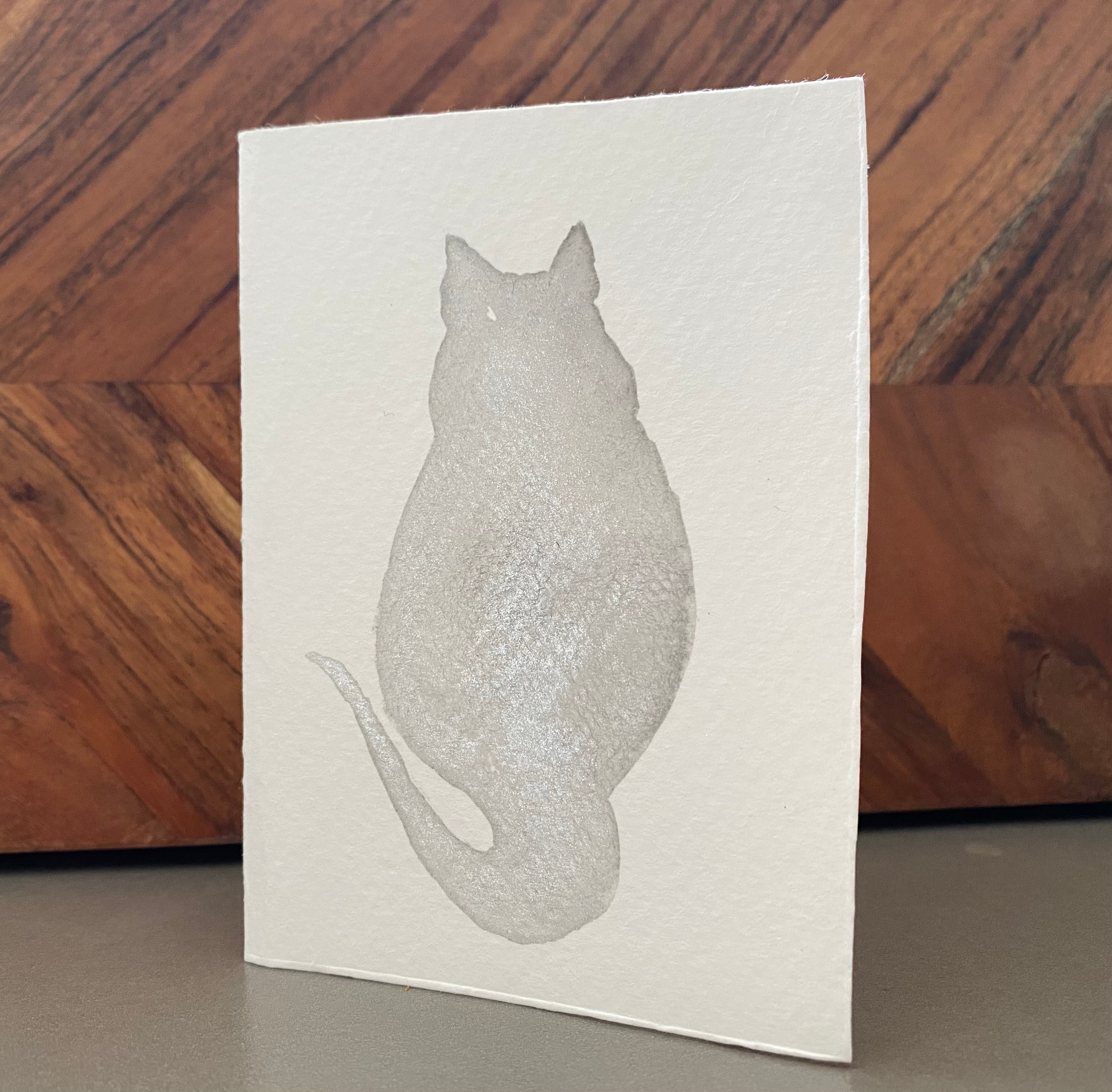 Three Sparkly/Metallic Chunky Jason Watercolour Cards | Handmade Unique Card
