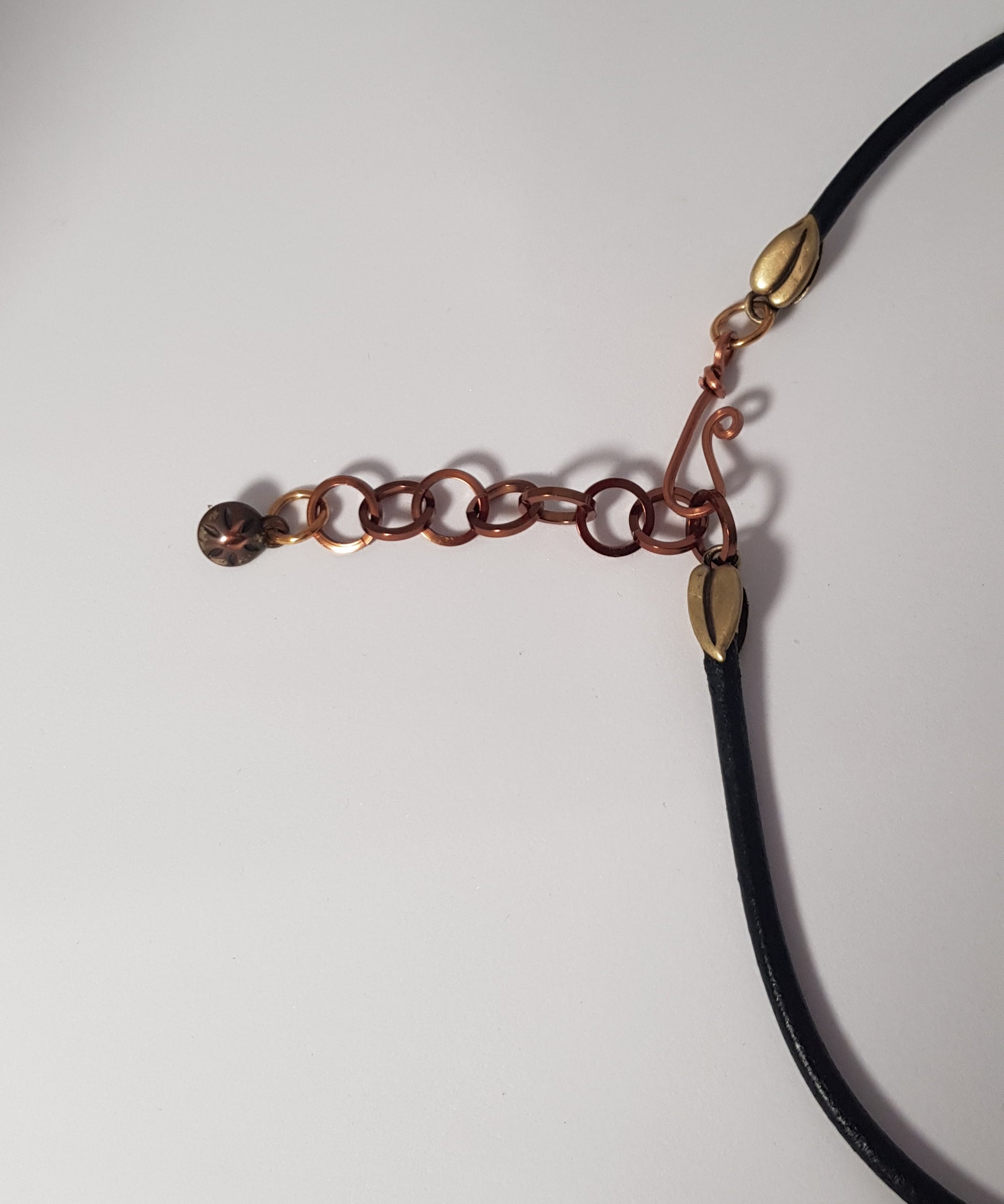 Wire wrapped Unicorn Pegmatite pendant,  #691 AM/N