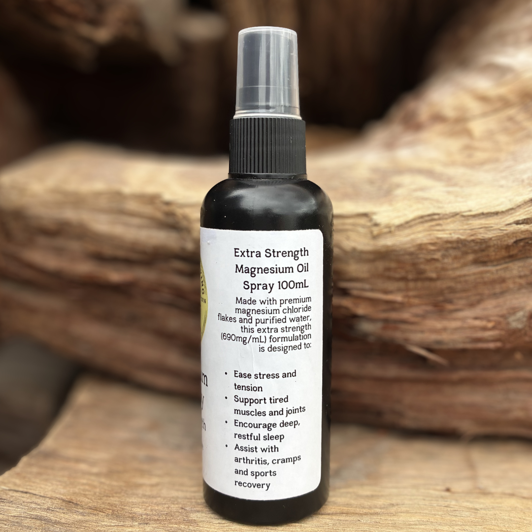 Magnesium Oil Spray for Sore Muscles and Better Sleep | Gentle Strength or Extra Strength 100mL