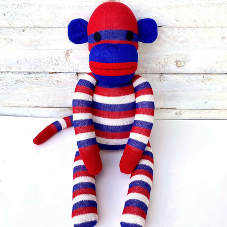 Webster the Sock Monkey - READY TO SHIP soft toy