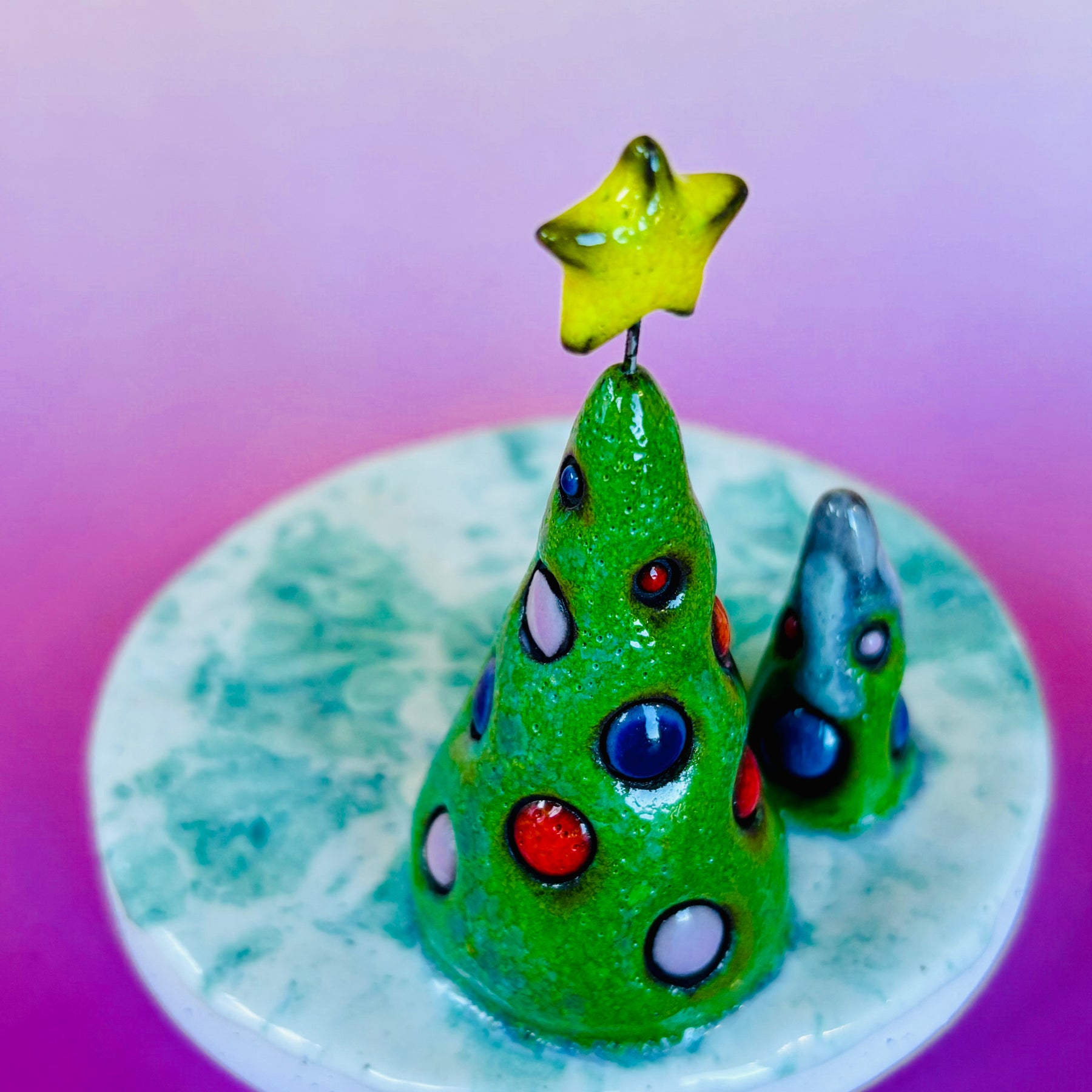 Handmade Earthenware Ceramic Tealight Holder 4