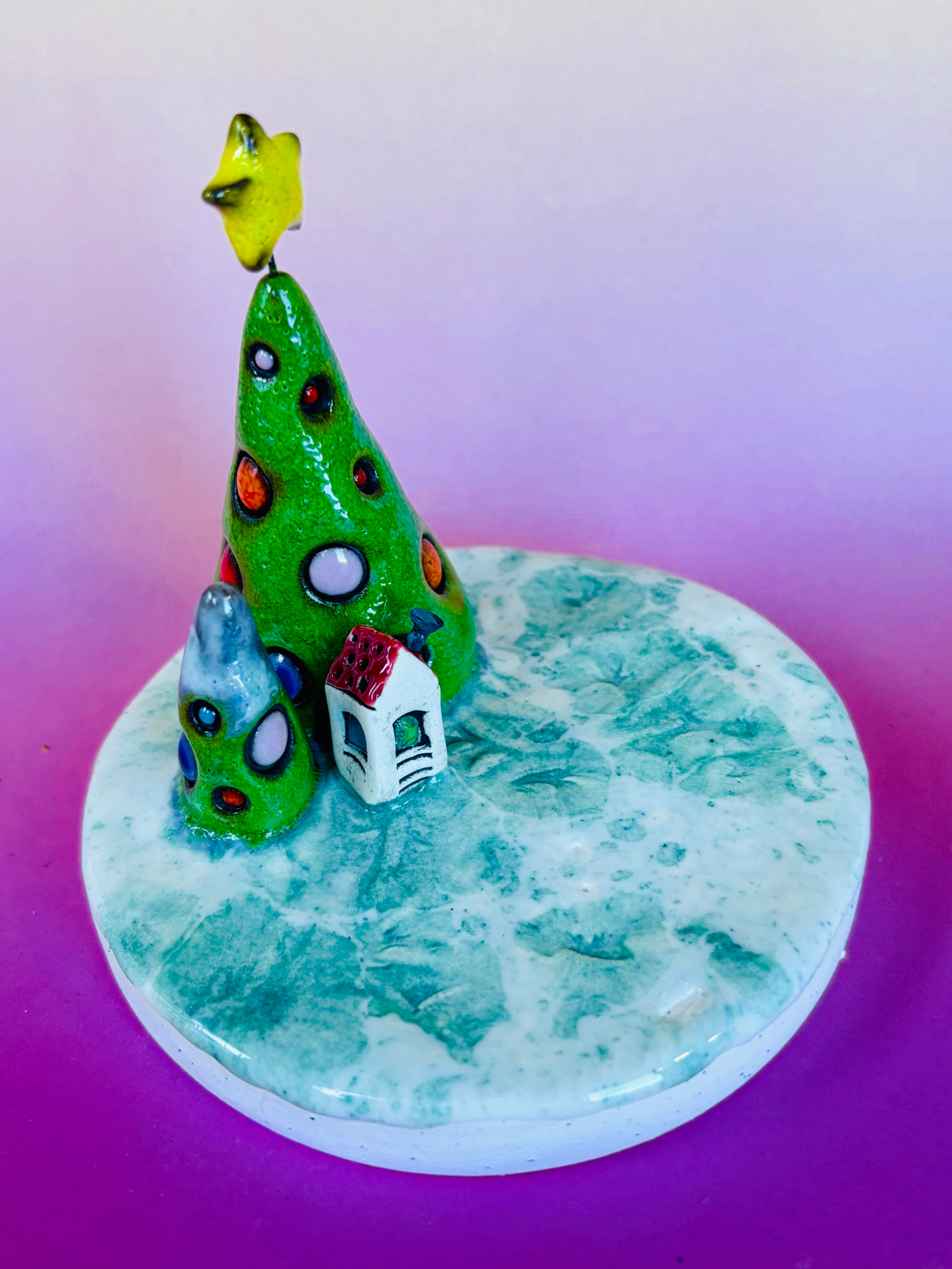 Handmade Earthenware Ceramic Tealight Holder 4