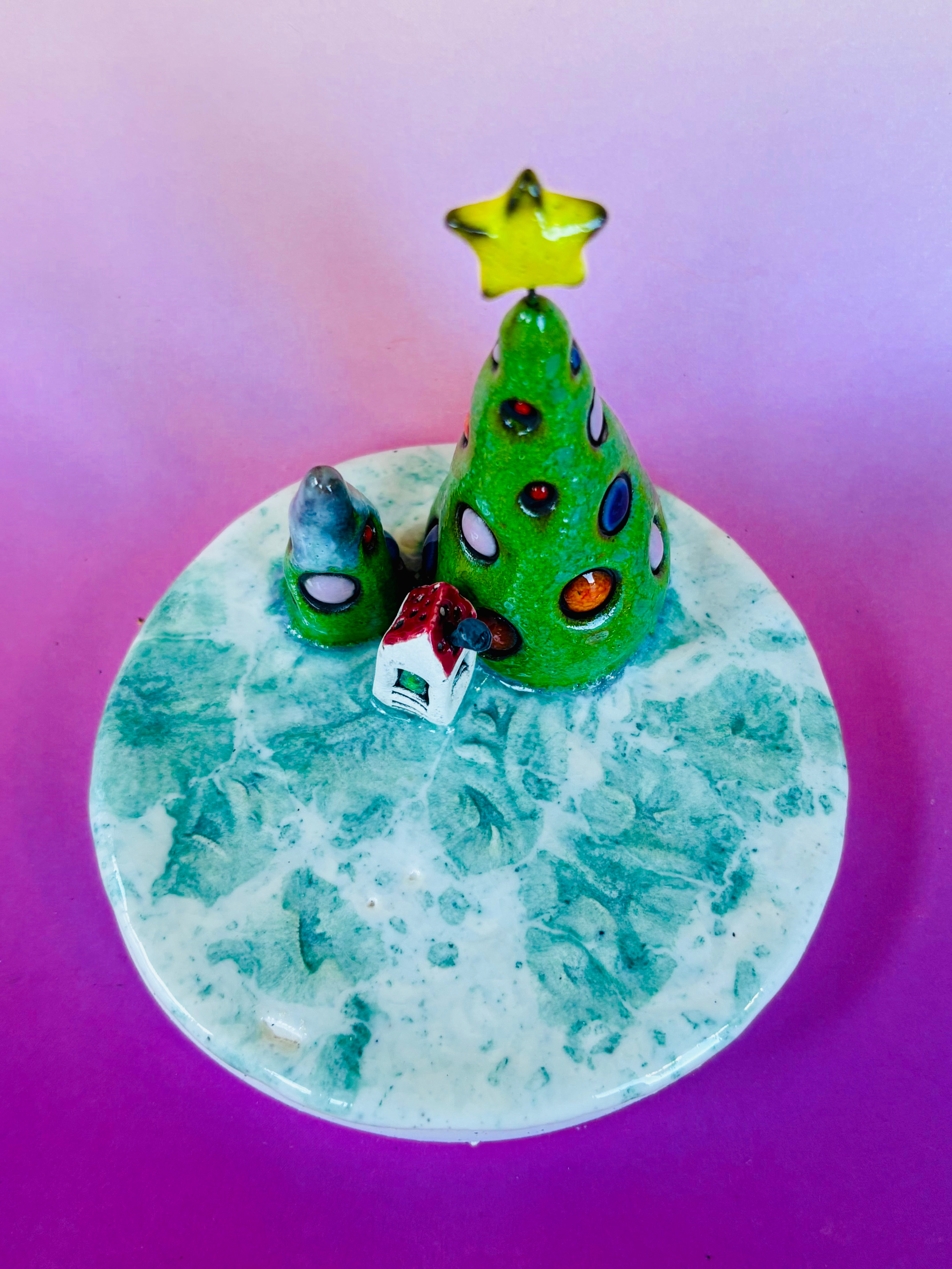 Handmade Earthenware Ceramic Tealight Holder 4