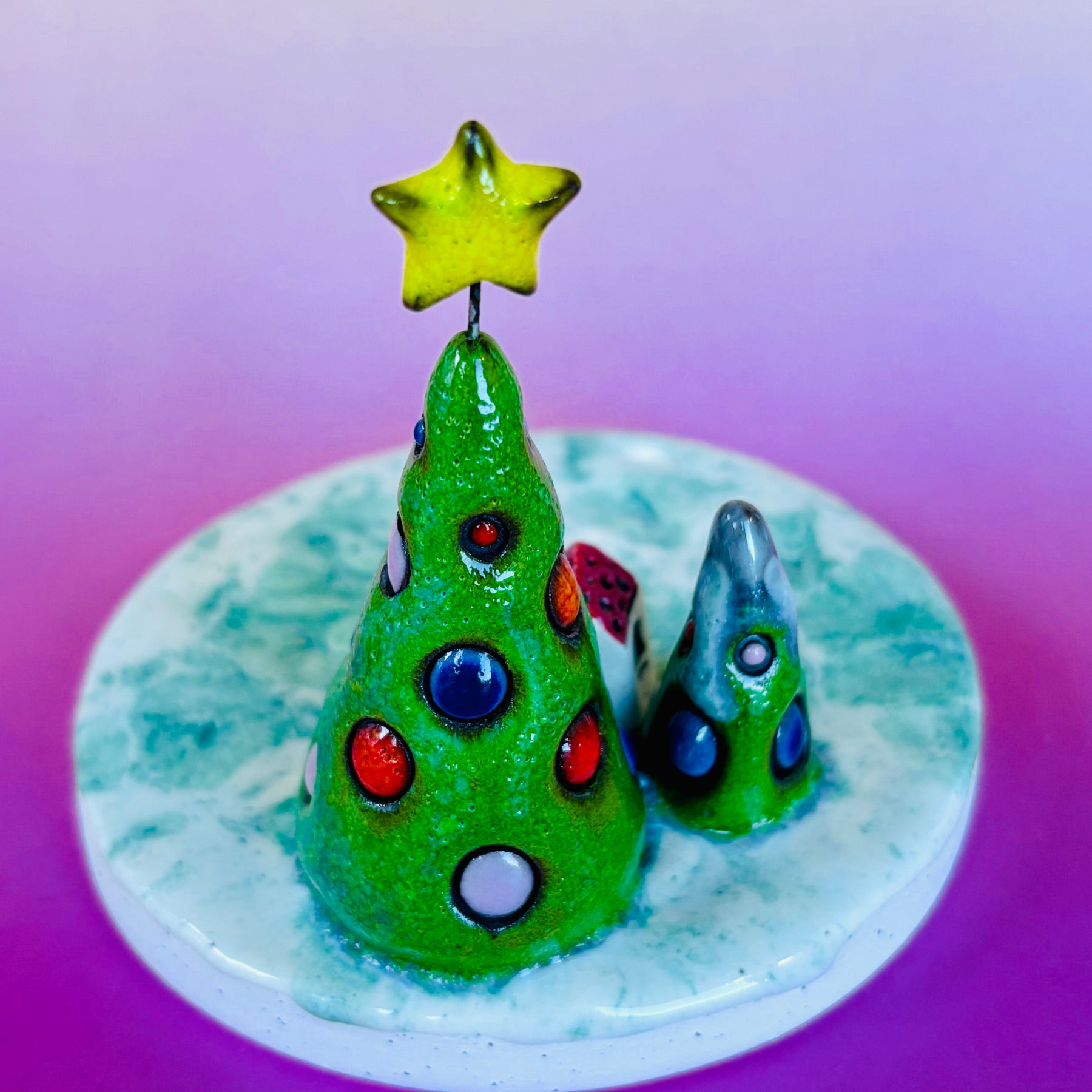 Handmade Earthenware Ceramic Tealight Holder 4