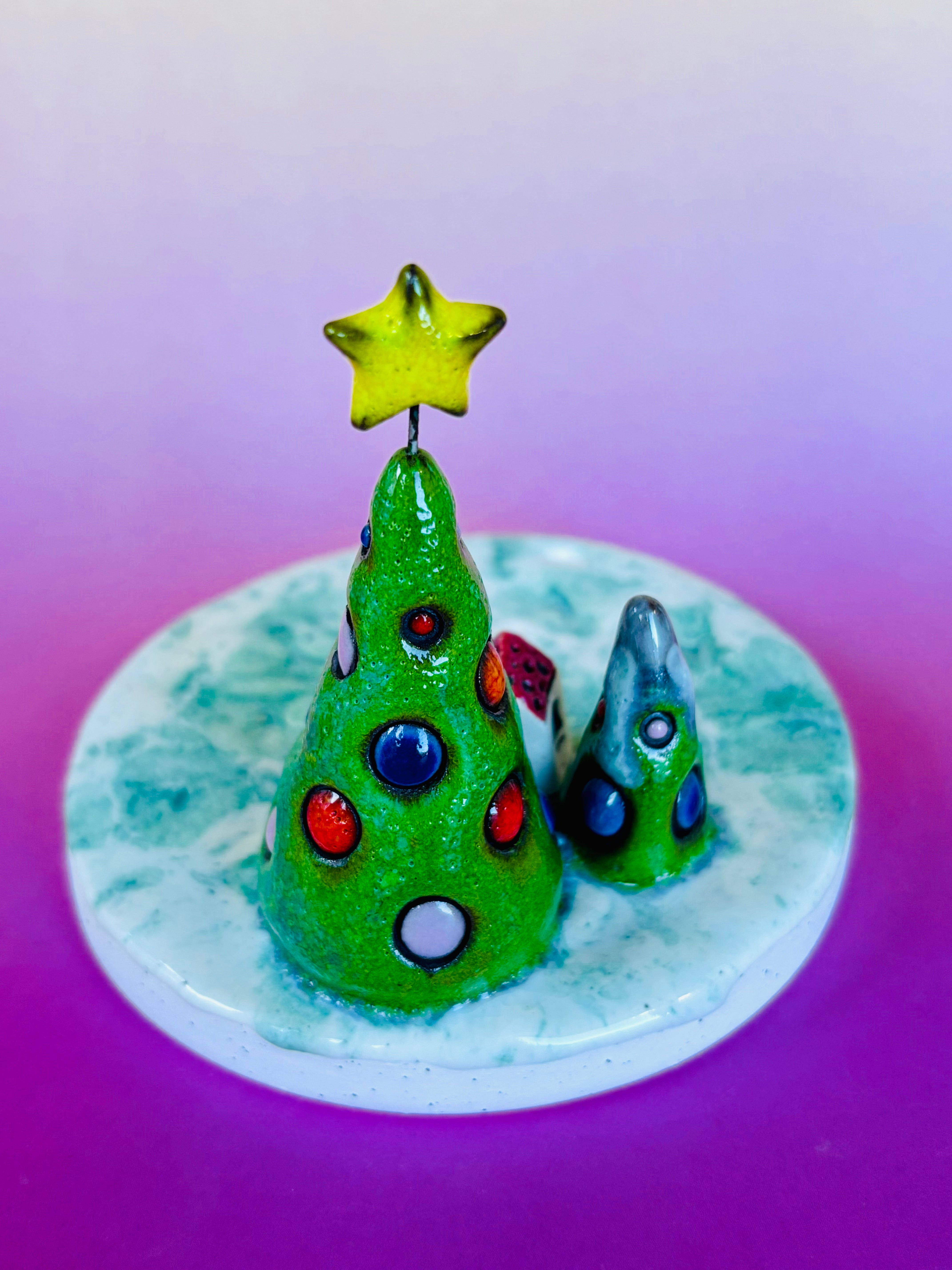 Handmade Earthenware Ceramic Tealight Holder 4