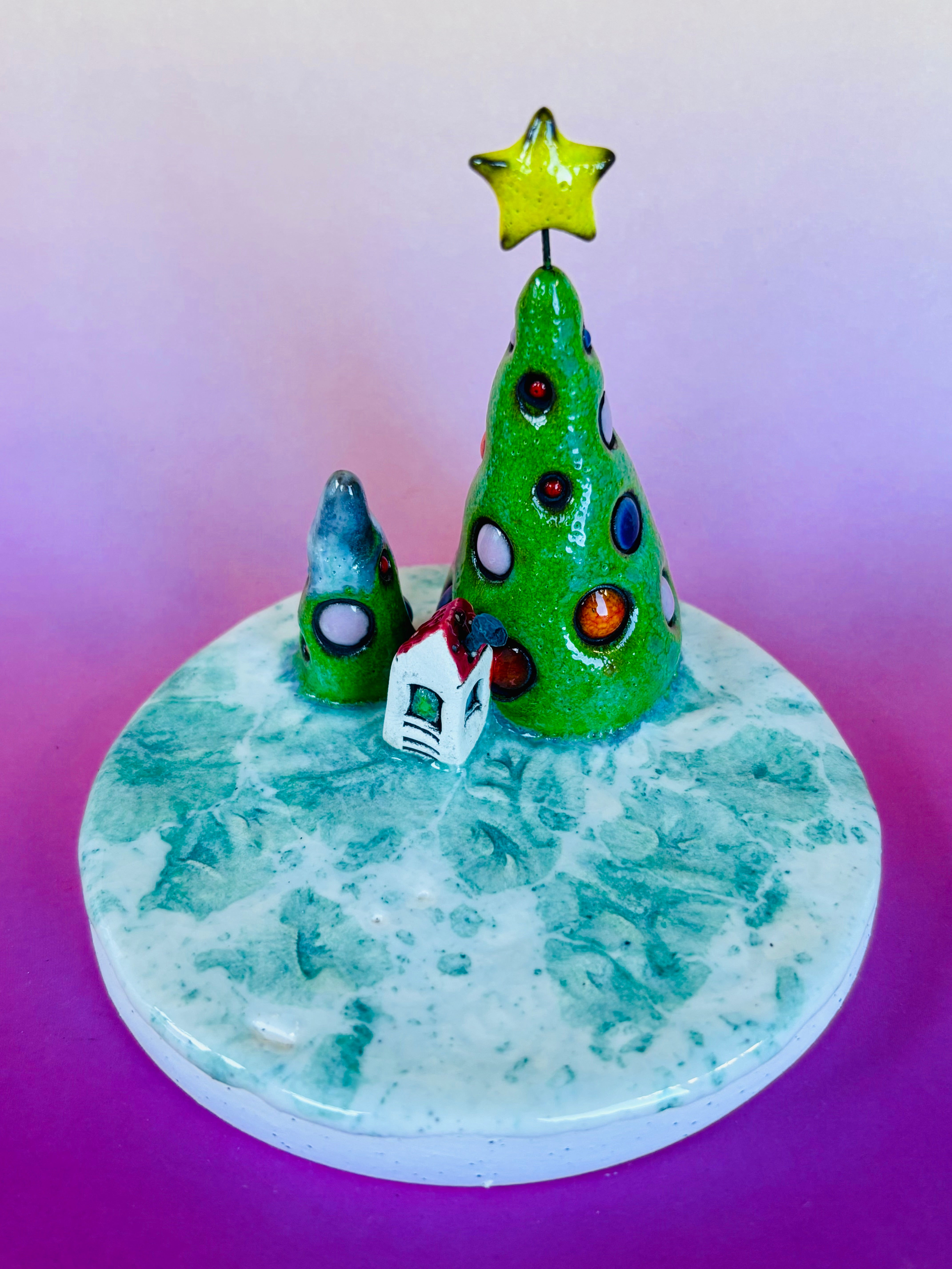 Handmade Earthenware Ceramic Tealight Holder 4