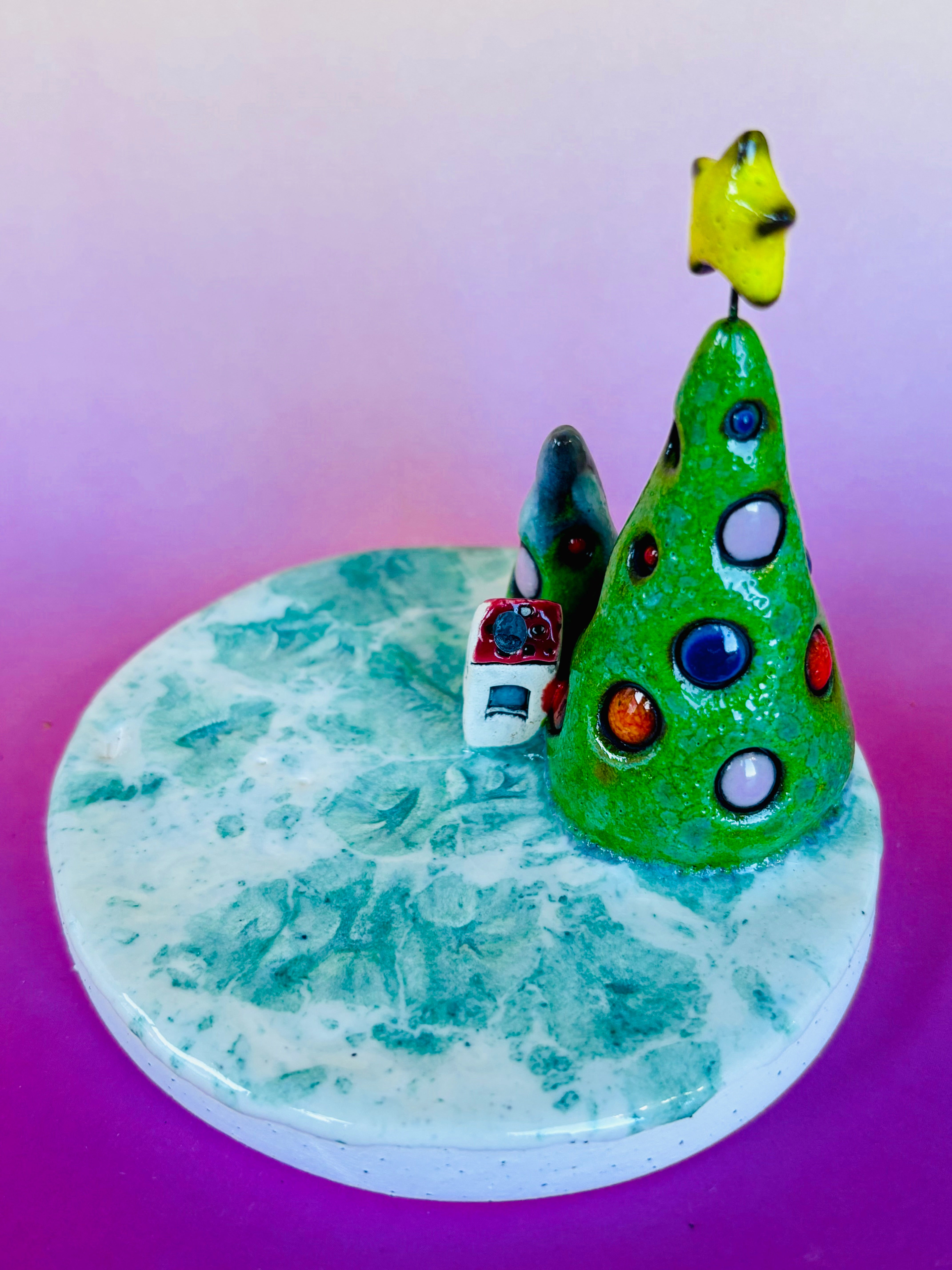 Handmade Earthenware Ceramic Tealight Holder 4