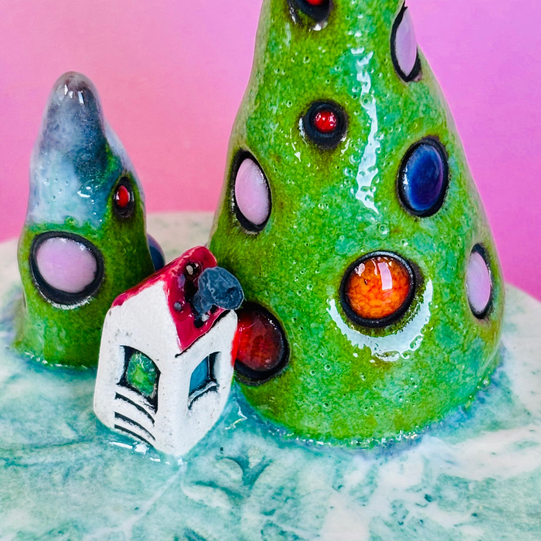 Handmade Earthenware Ceramic Tealight Holder 4