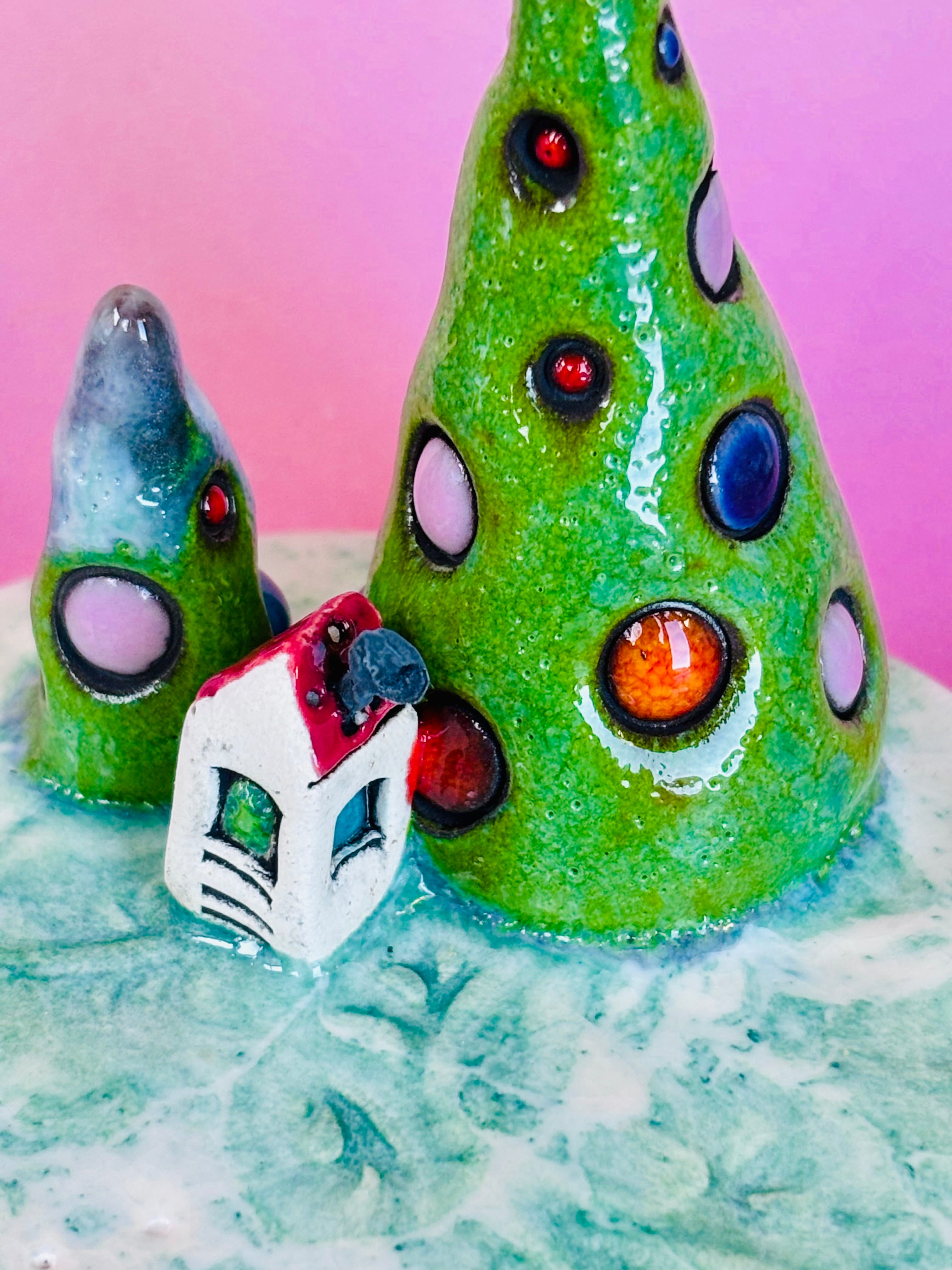 Handmade Earthenware Ceramic Tealight Holder 4